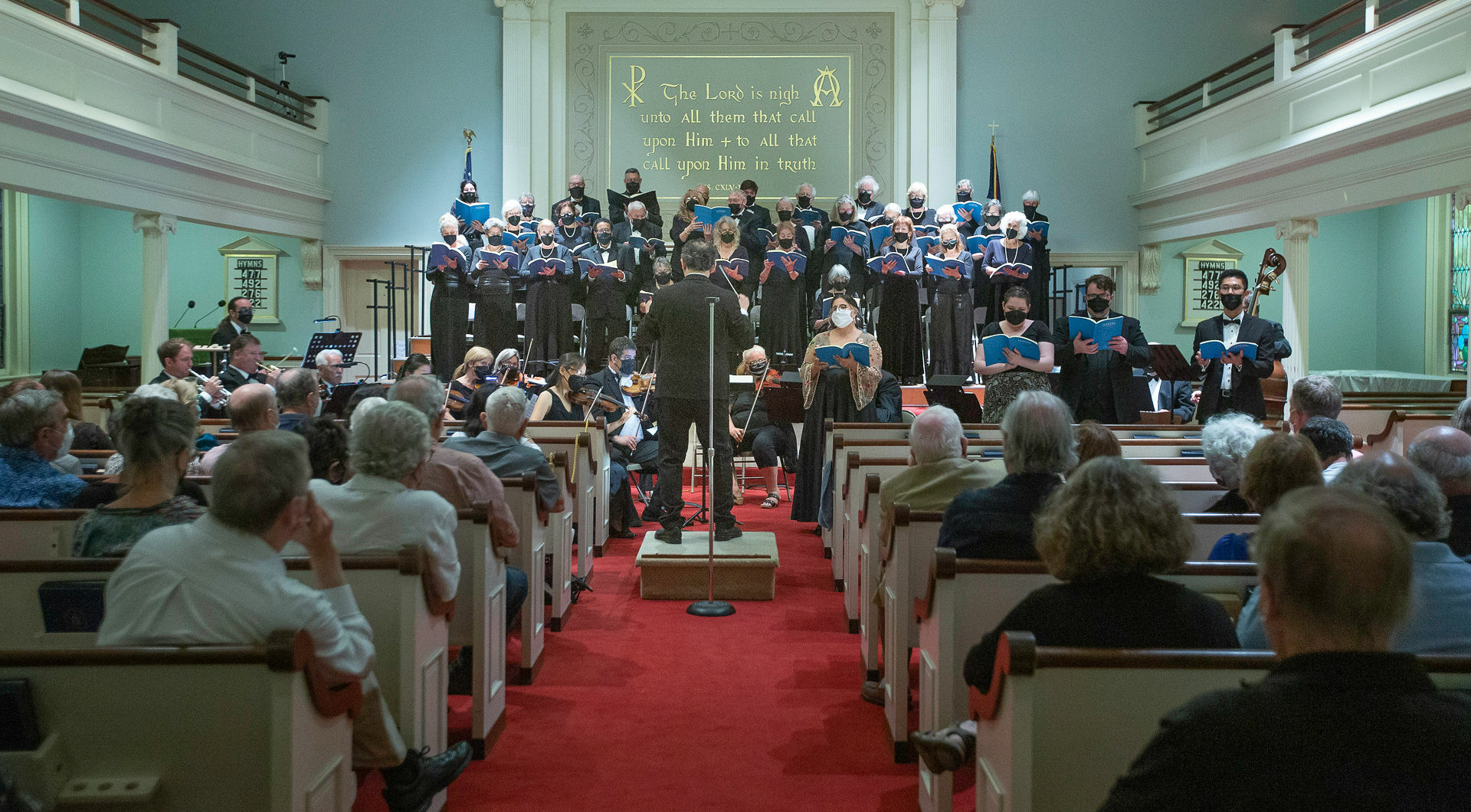 The Choral Society of the Hamptons performing its Summer Concert at Bridgehampton Presbyterian Church on June 25. RICHARD LEWIN