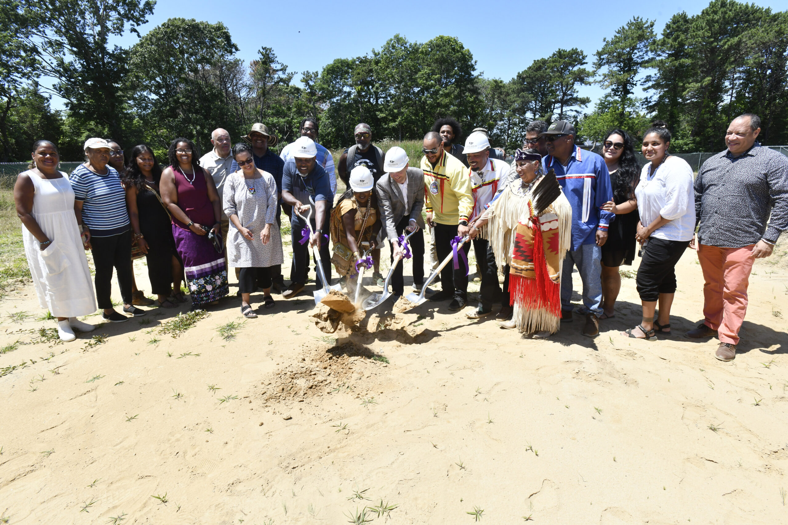 Ground was broken for Little Beach Harvest on Monday.  DANA SHAW