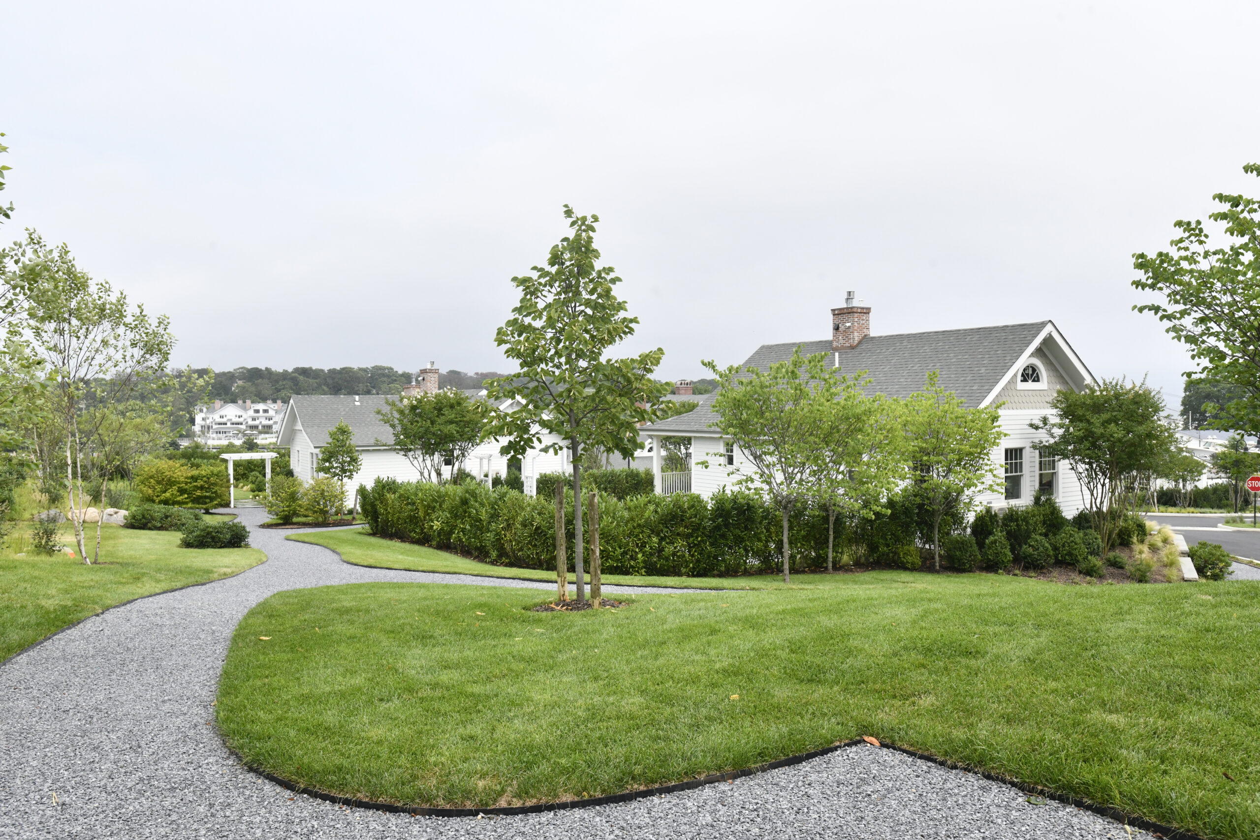 A view of the cottages at the Canoe Place Inn.  DANA SHAW