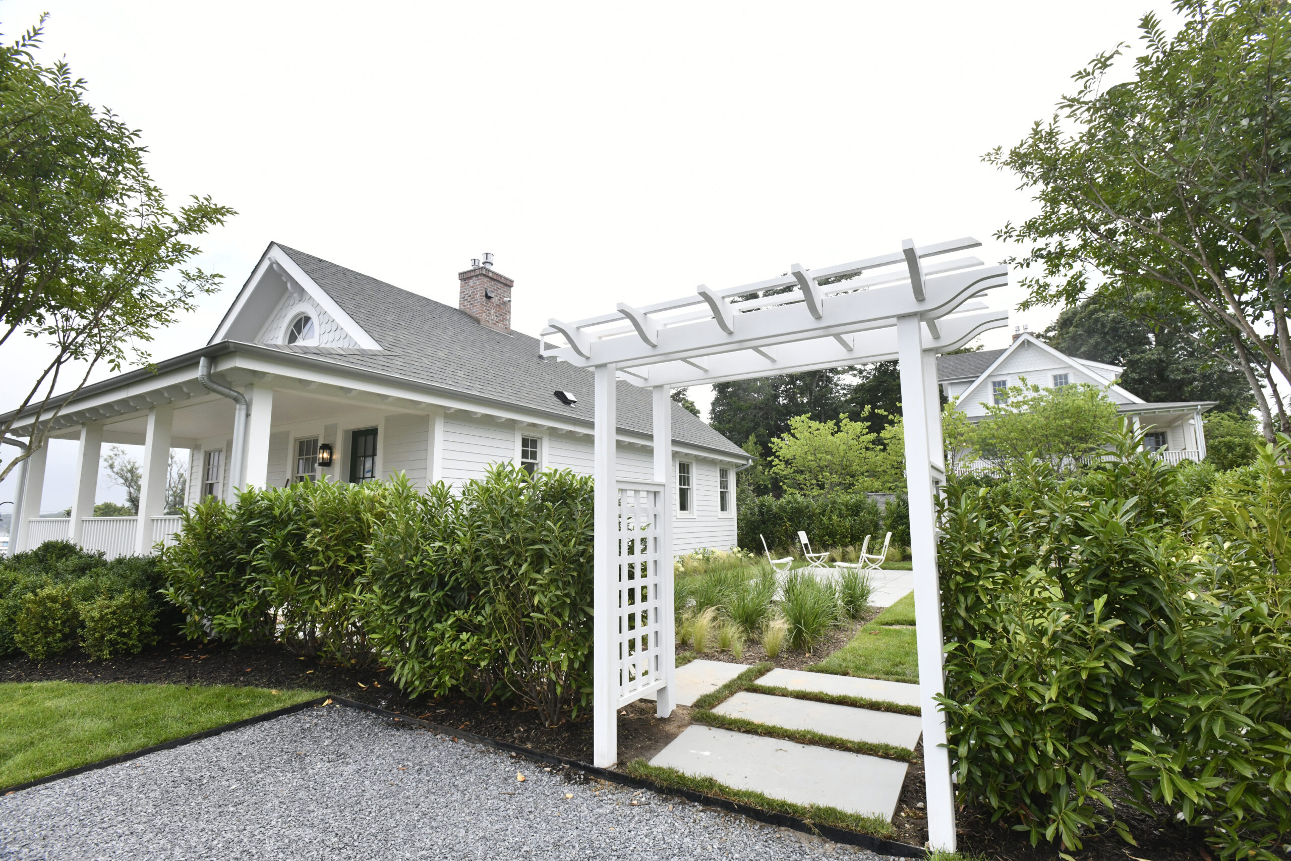 A view of the cottages at the Canoe Place Inn.  DANA SHAW