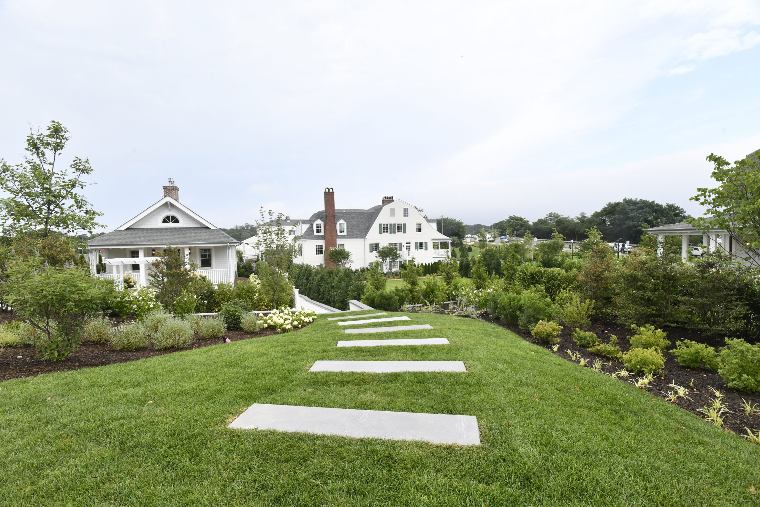 A view of the cottages at the Canoe Place Inn.  DANA SHAW