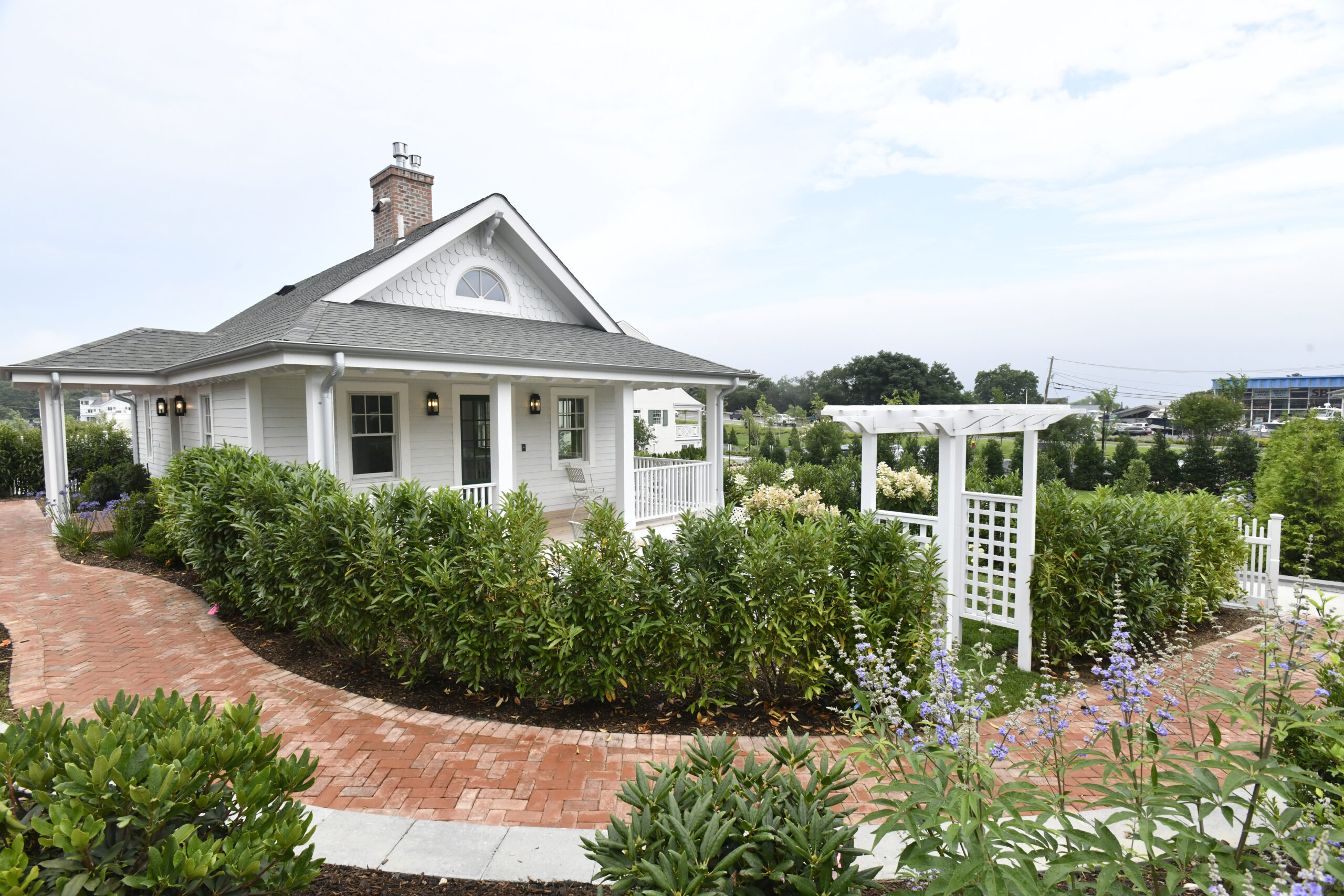 A view of the cottages at the Canoe Place Inn.  DANA SHAW