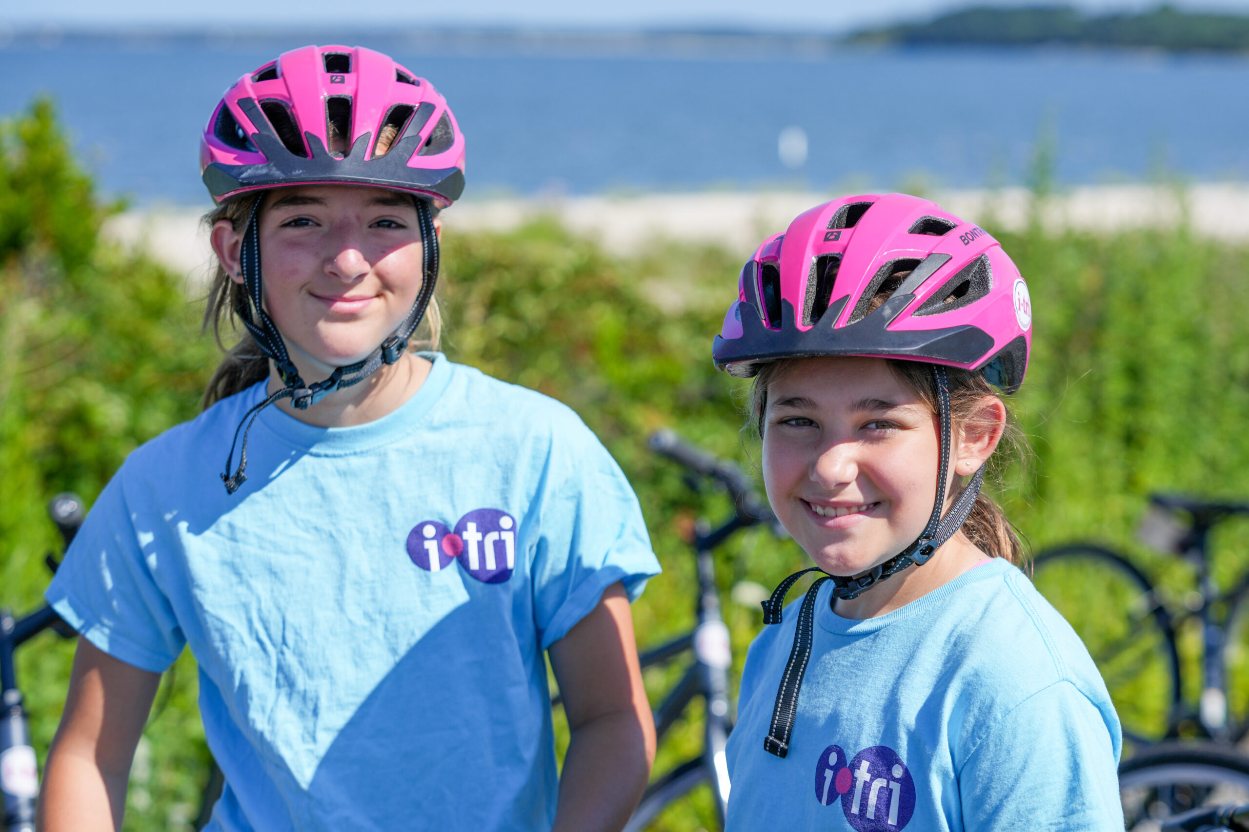 Members of i-tri got some practice time in on their bikes on Monday, leading up to the Hamptons Youth Triathlon, which is making its return this Saturday.   RON ESPOSITO