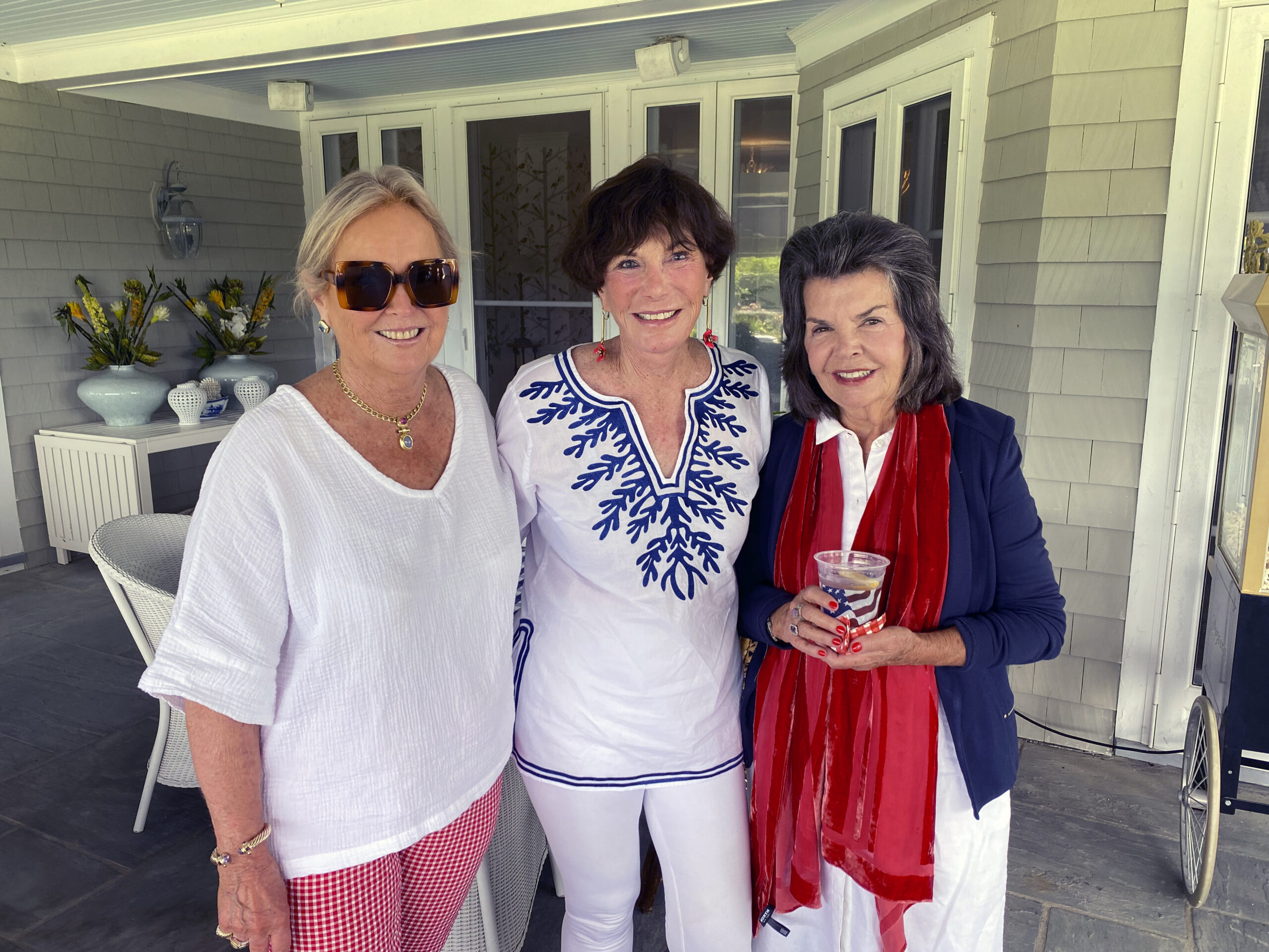 The girls enjoying a July 4 weekend party.  GREG D'ELIA
