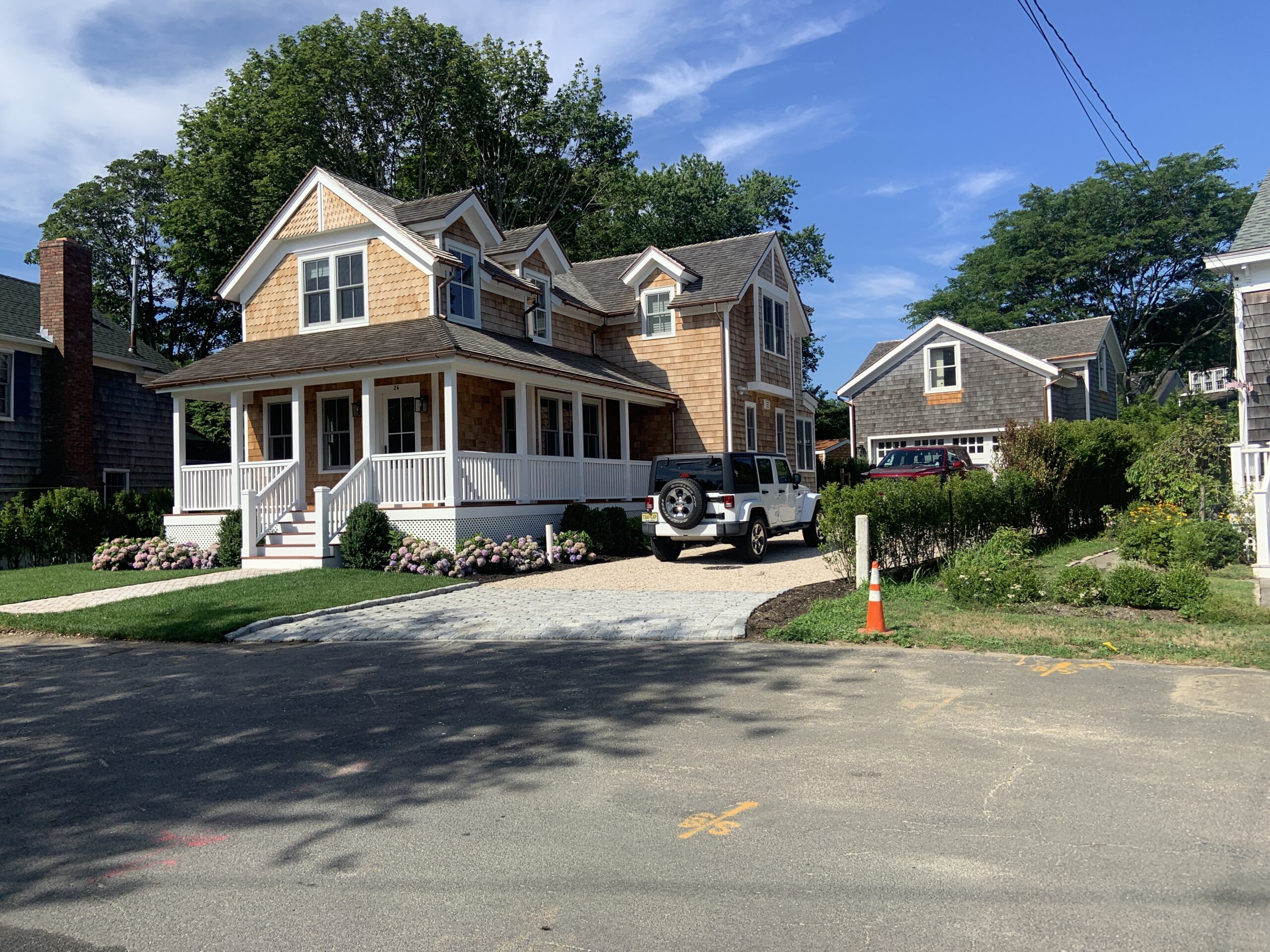 After discovering that a modern wastewater treatment system could not be built on this property at 24 Rysam Street, its owner agreed to pay Sag Harbor Village to extend the sewer line to his house. STEPHEN J. KOTZ