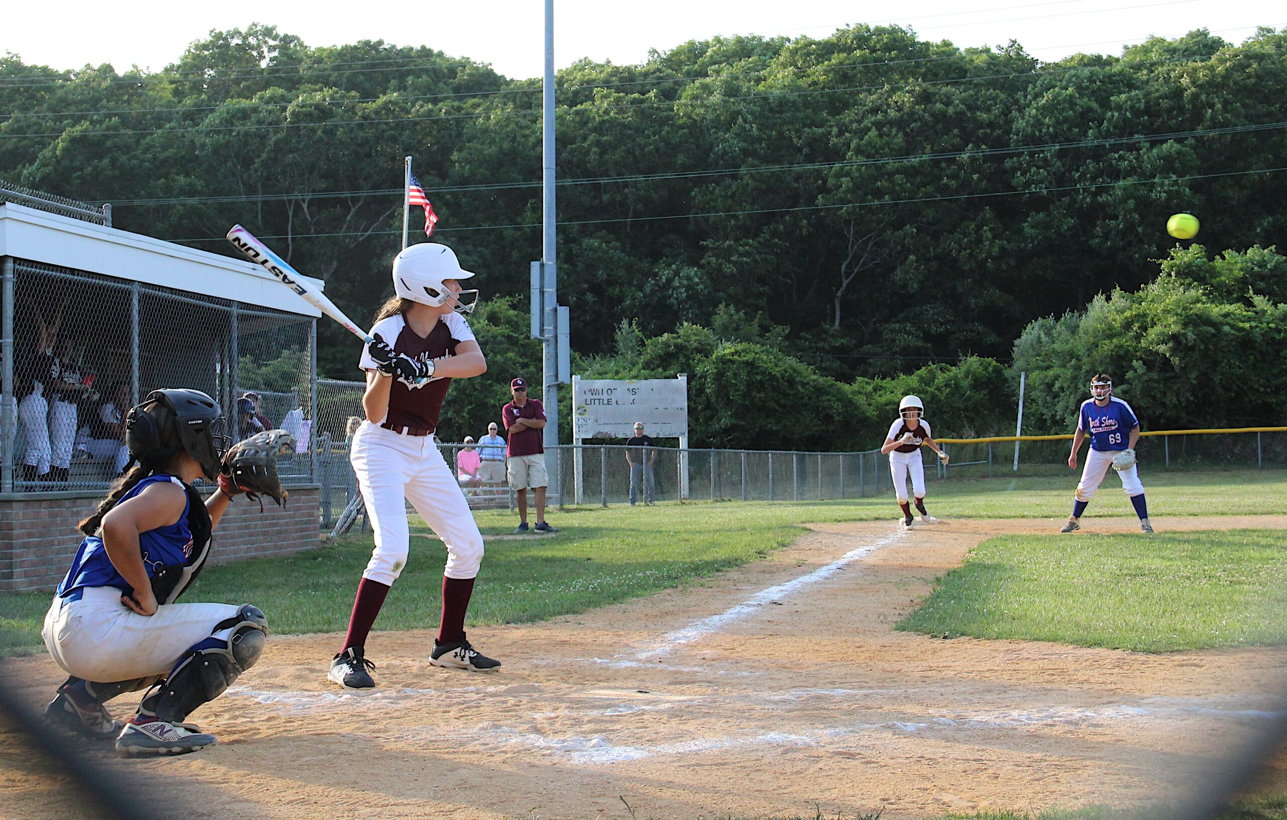 The East Hampton Majors Softball All-Stars fell to North Shore in the District 36 Championships on Friday at Pantigo Field.    KYRIL BROMLEY