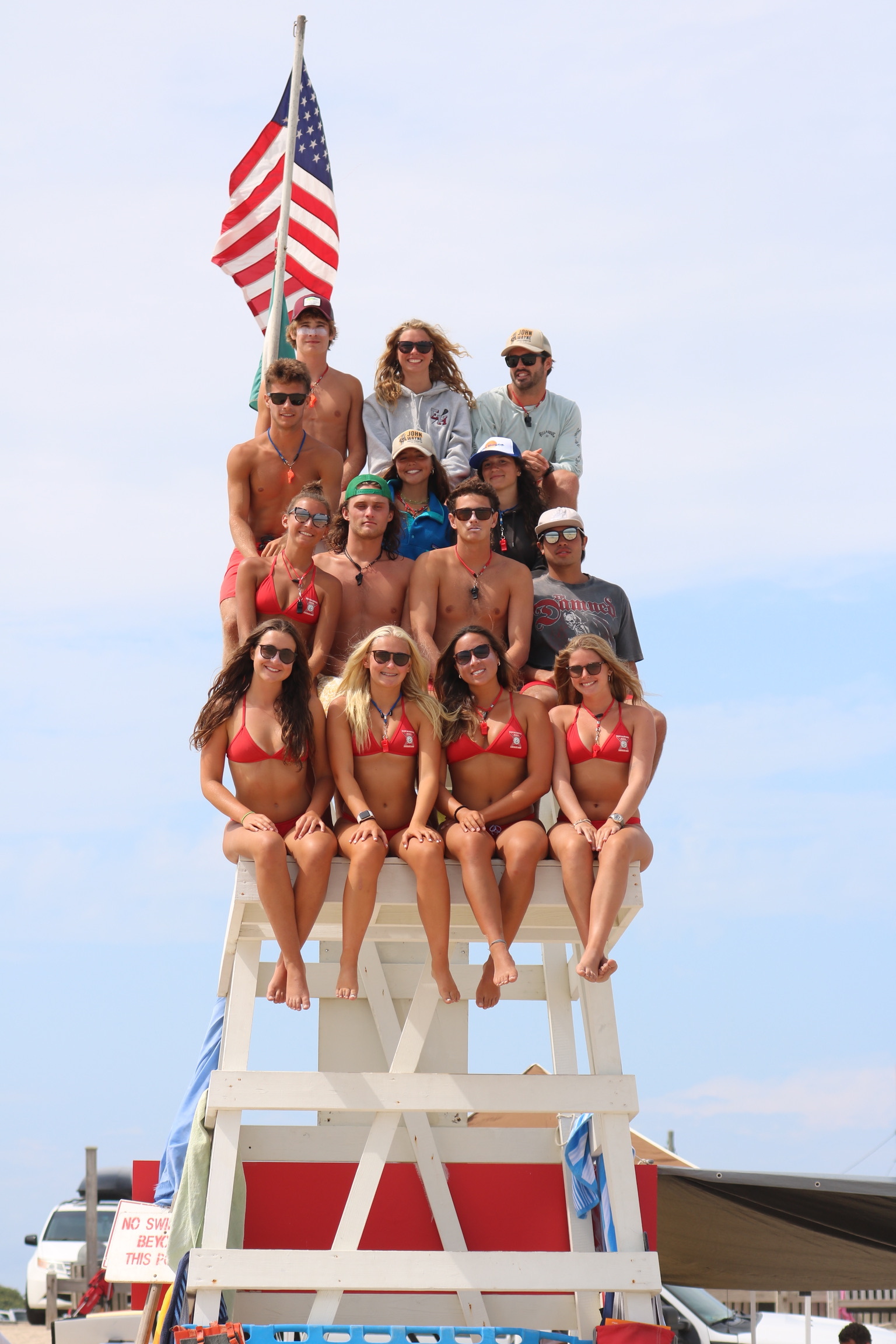 Indian Wells lifeguards, many of which, if not all, went through East Hampton Town's junior lifeguard program.