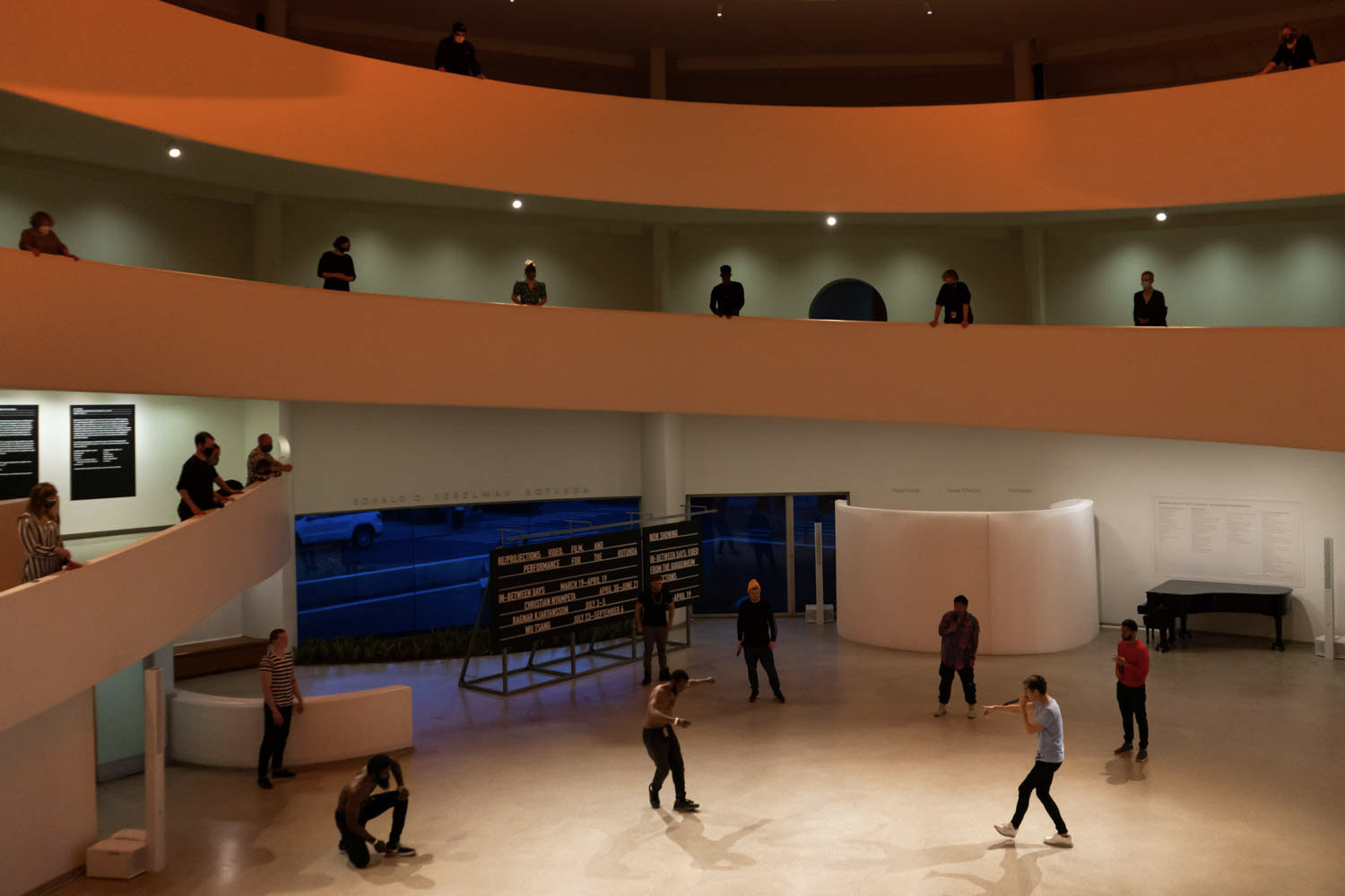 The Missing Element performing at the Guggenheim. TITUS OGILVIE-LAING