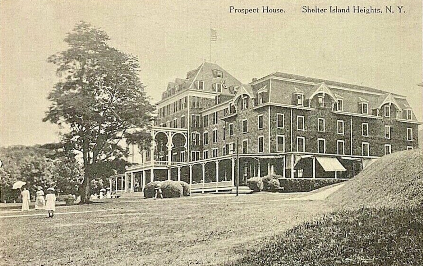 Postcard of Prospect House on Shelter Island.