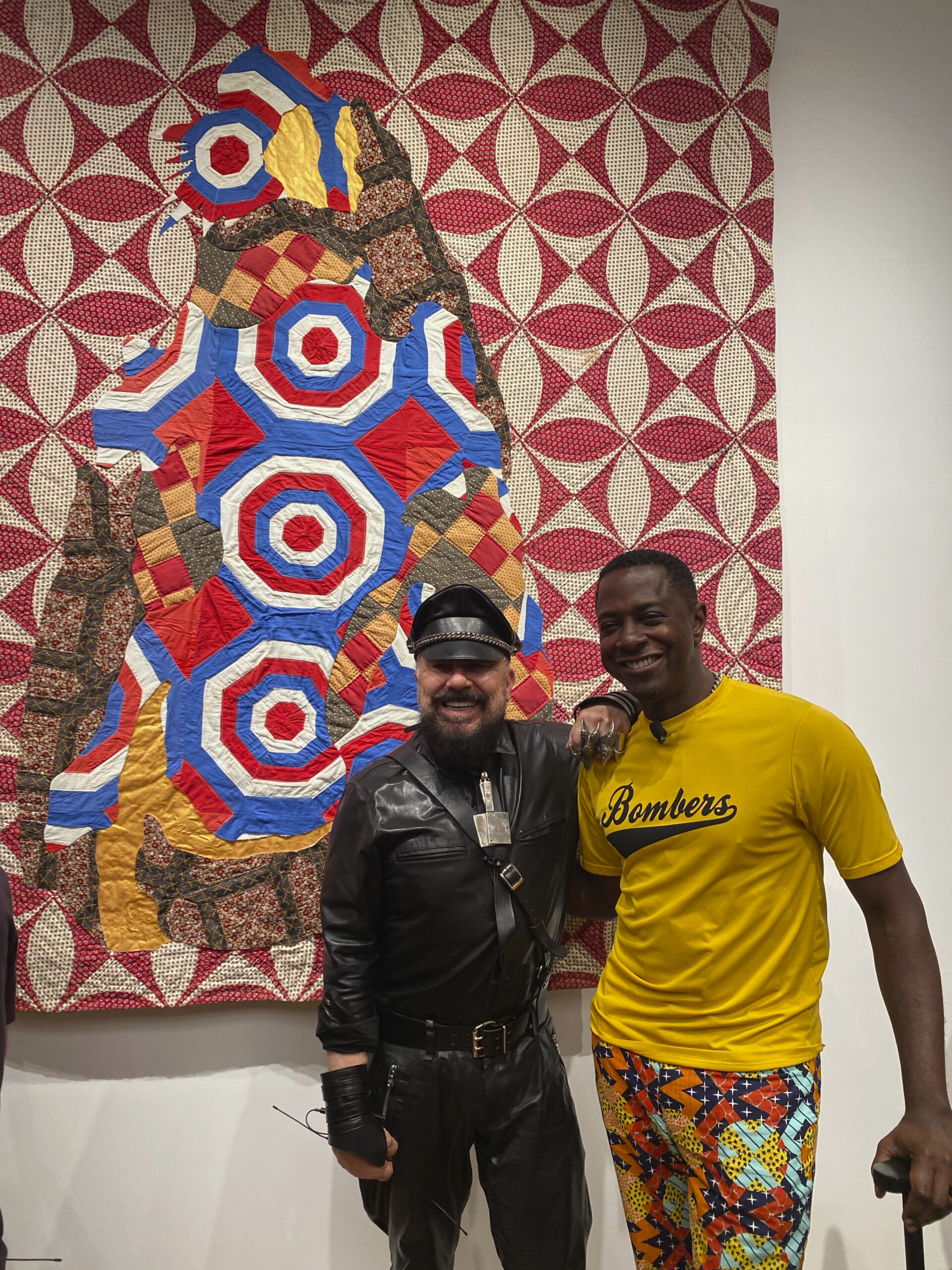 Peter Marino and Sanford Biggers at the Brunch with Bob lecture at the Peter Marino Art Foundation.  GREG D'ELIA