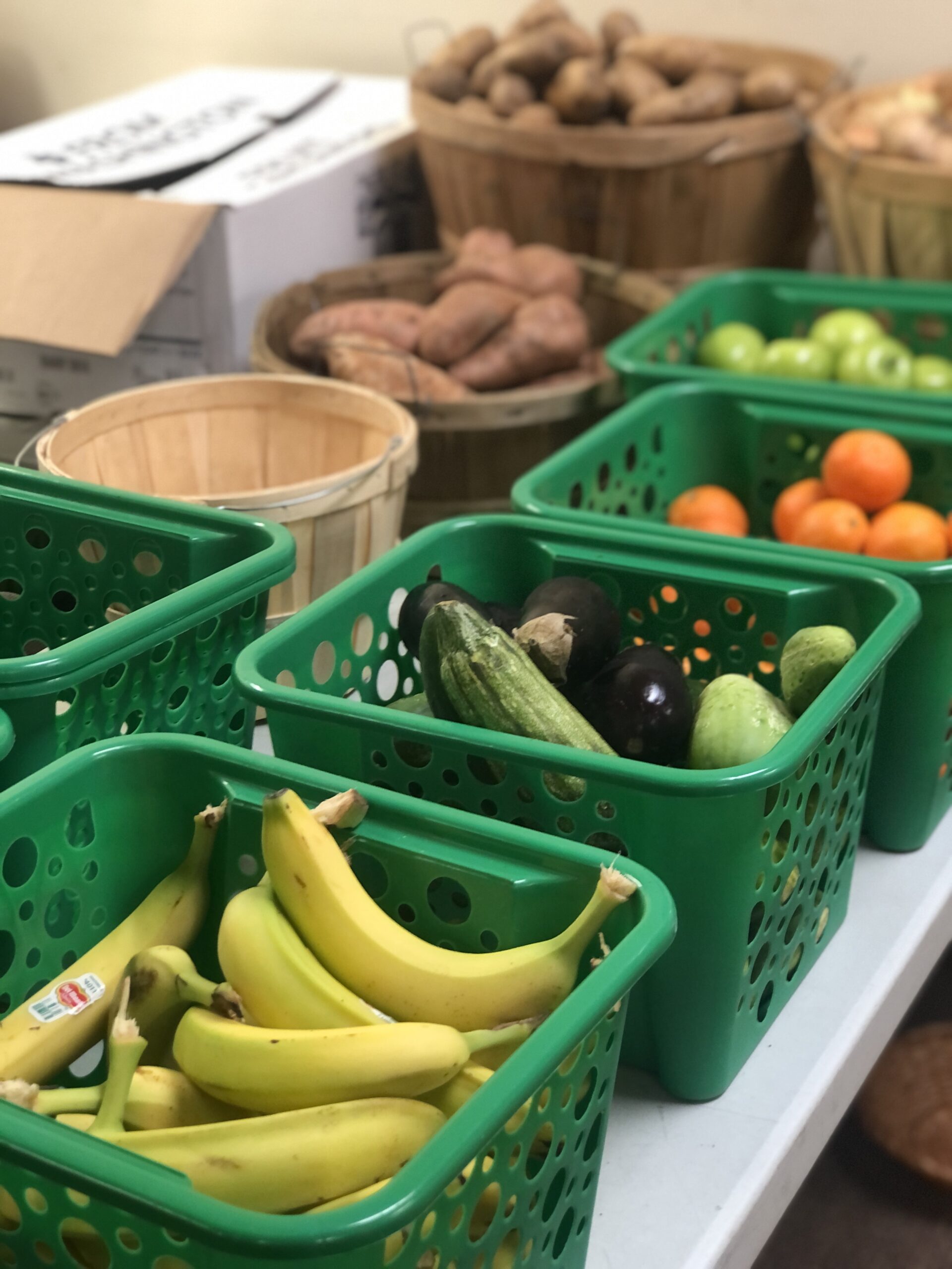 Provided fresh fruits and vegetables, along with canned goods, is a priority for area food pantries.