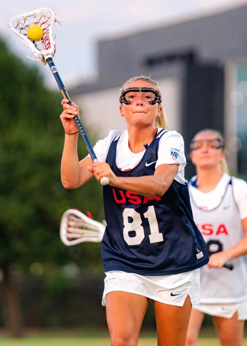 Westhampton Beach graduate Belle Smith recorded 17 goals, four assists, 11 ground balls and a draw win across five games for Team USA in the women's Super Sixes tournament. USA LACROSSE