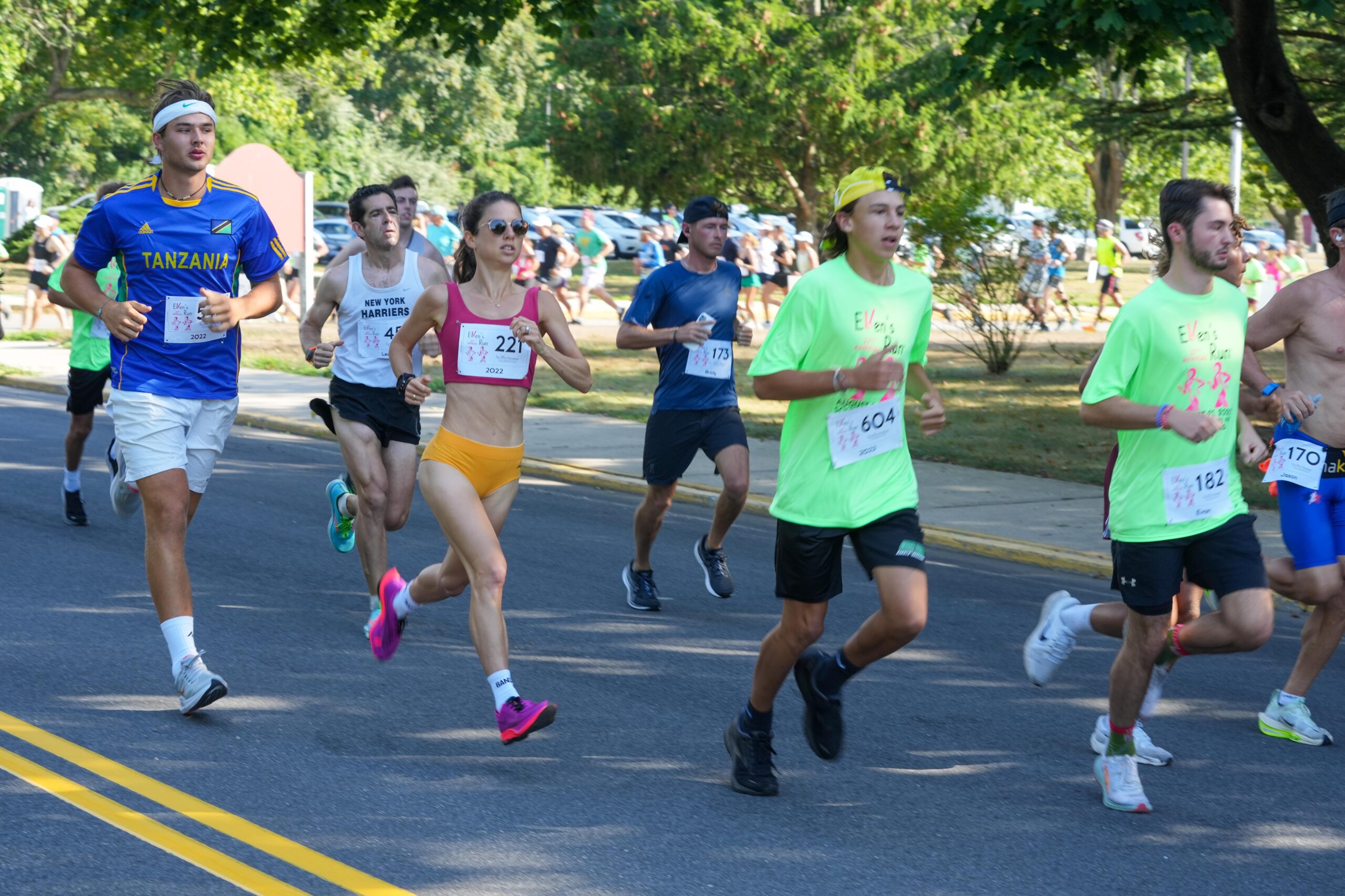 Runners start the 27th annual Ellen's Run on Sunday morning.    RON ESPOSITO