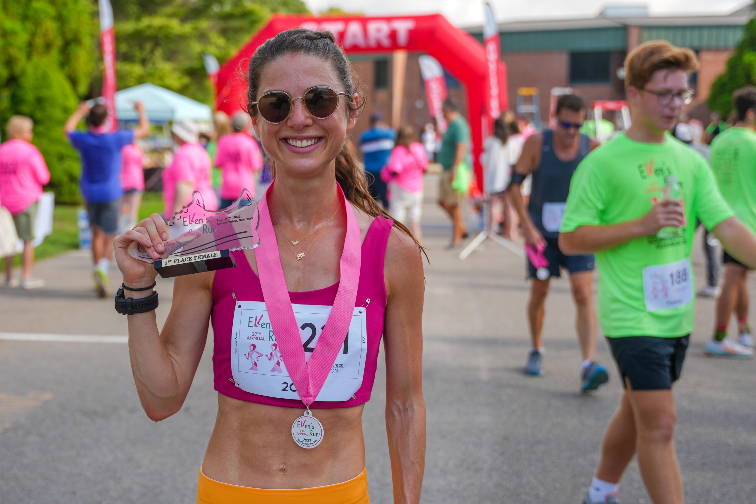 Jenny Grimshaw was the female champion of this year's race.     RON ESPOSITO