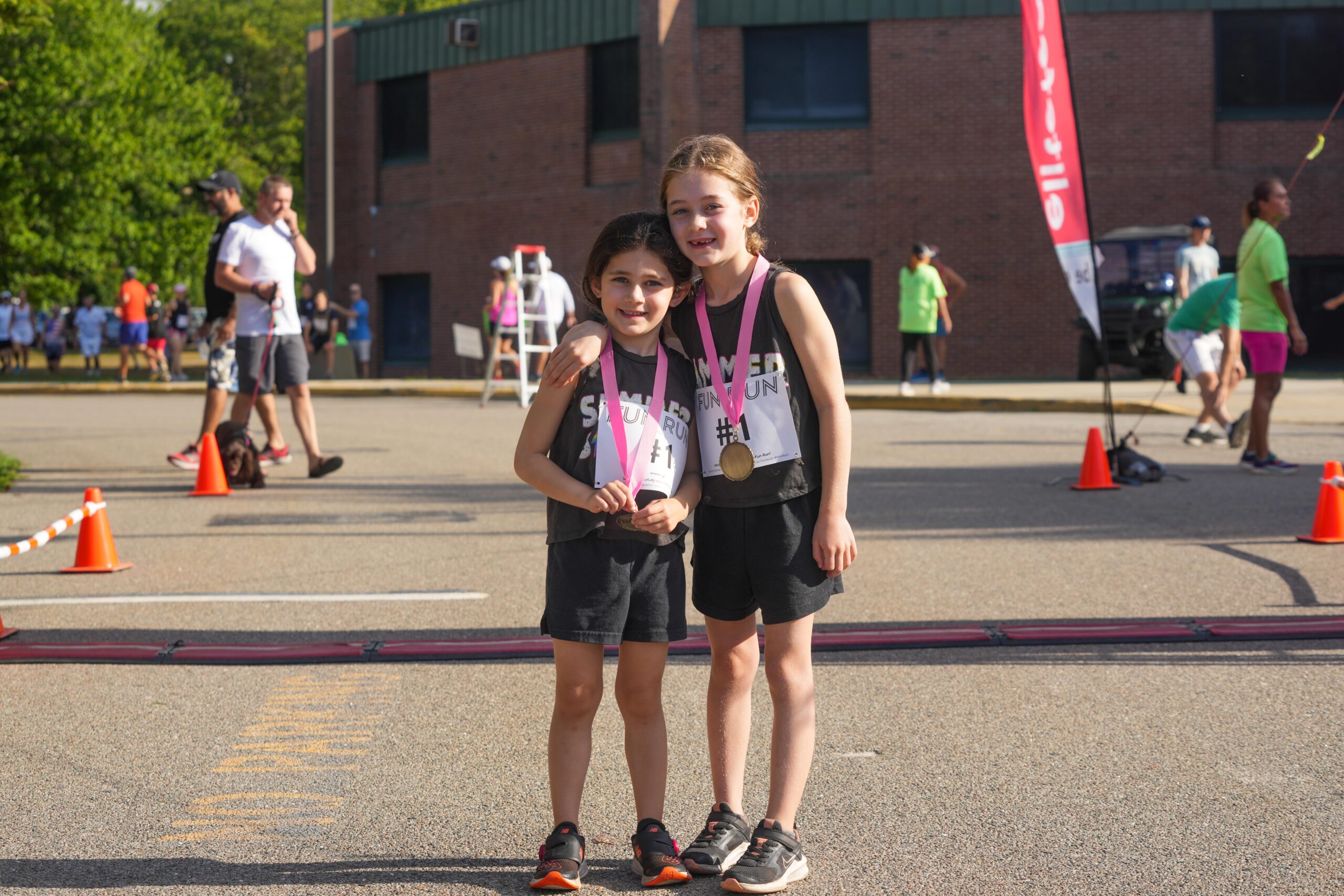 For the first time ever there was a kids fun run a half hour prior to the start of the 27th annual Ellen's Run in Southampton.    RON ESPOSITO