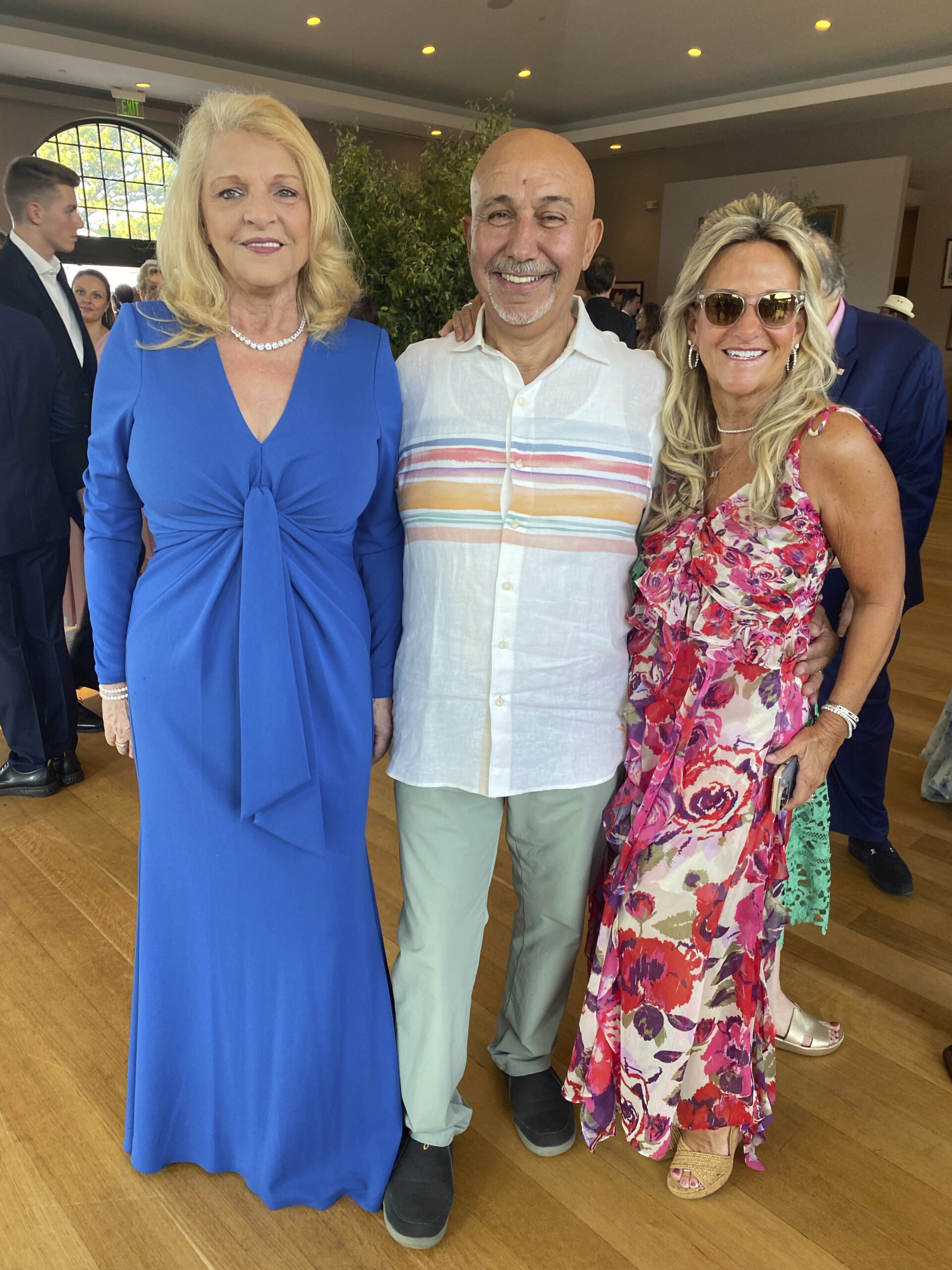 Margo Catsimatidis with Gus and Maria Karpathakis