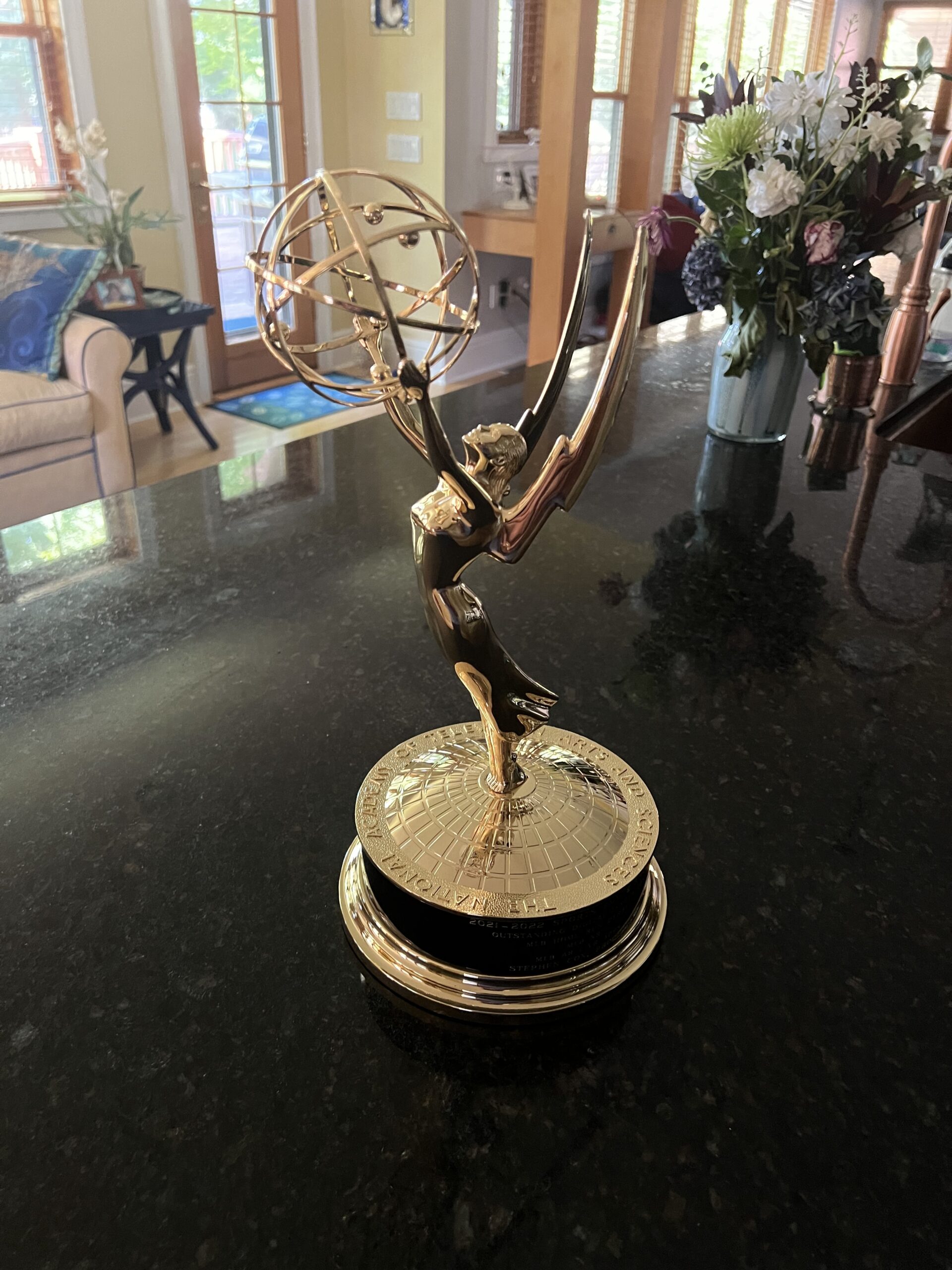 Sag Harbor resident Steve Cox won a Sports Emmy for Outstanding Digital Innovation for the work he did with MLB XR (Extended Reality) as part of the league's Home Run Derby broadcast.