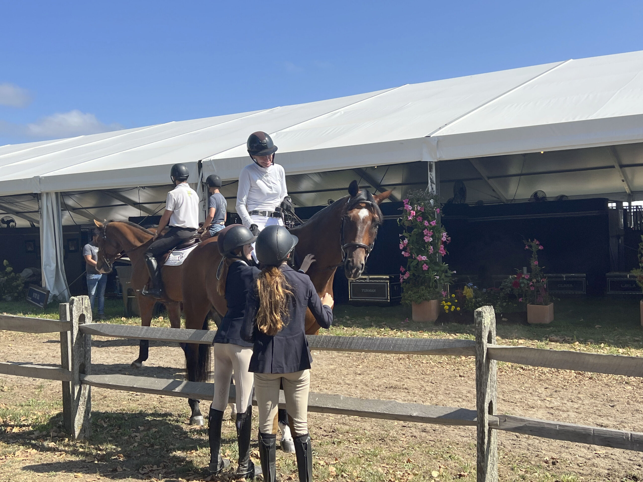 Opening day at the Hampton Classic Horse Show.  DANA SHAW