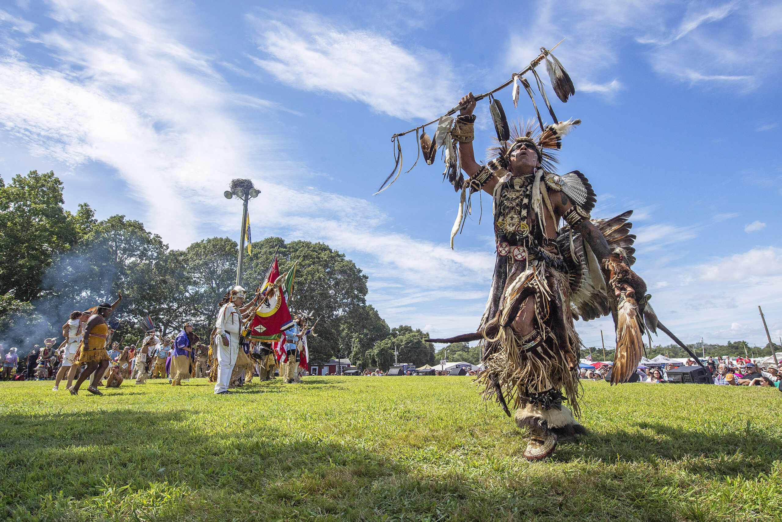 The 2019 Shinnecock Powwow.  MICHAEL HELLER