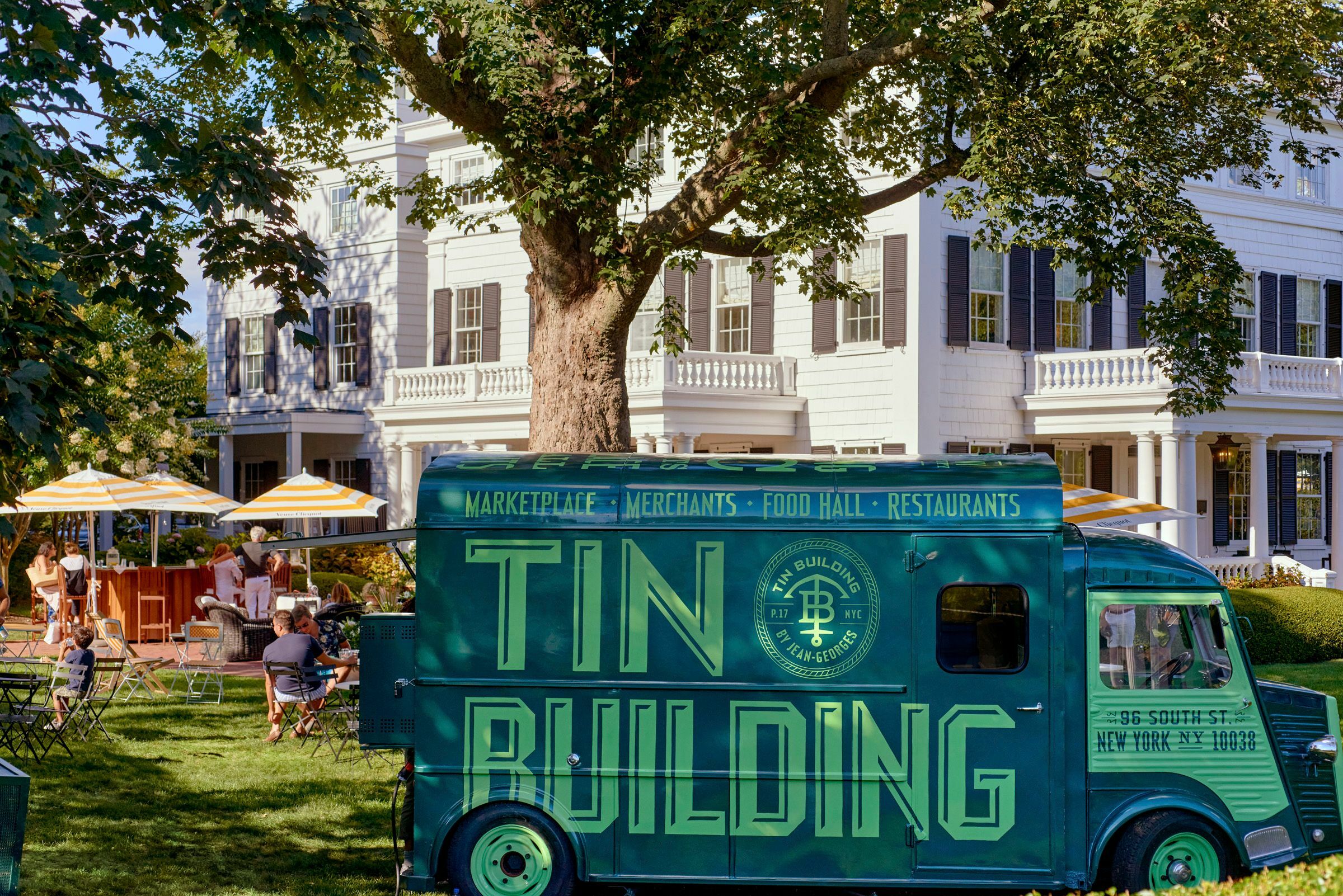 Tiny Tin Food Truck is in Bridgehampton this week and offering a sampling of complimentary eats from Tin Building in NYC. ARKAN ZAKHAROV/COURTESY OF TIN BUILDING BY JEAN-GEORGES