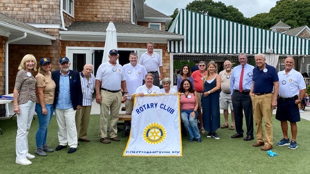 Members of the Southampton Rotary Club organized an afternoon of fun activities at the Southampton Fresh Air Home on Friday, topped off by ice cream. COURTESY SOUTHAMPTON ROTARY