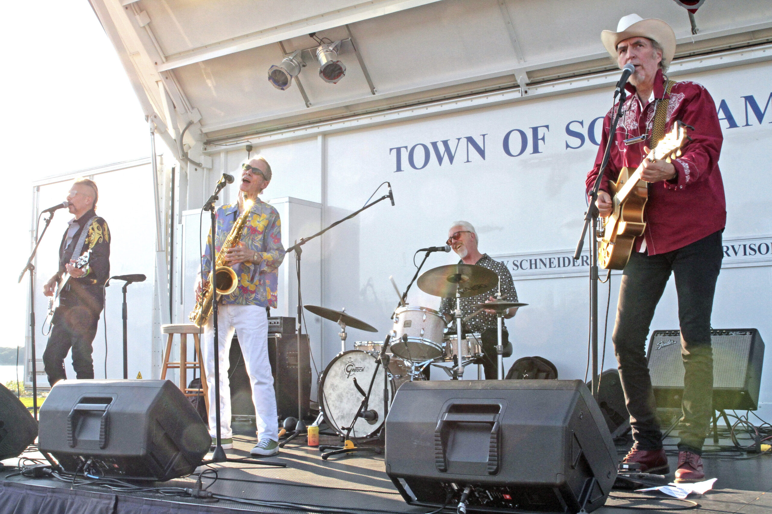 Gene Casey and The Lone Sharks perform in Steinbeck Park.