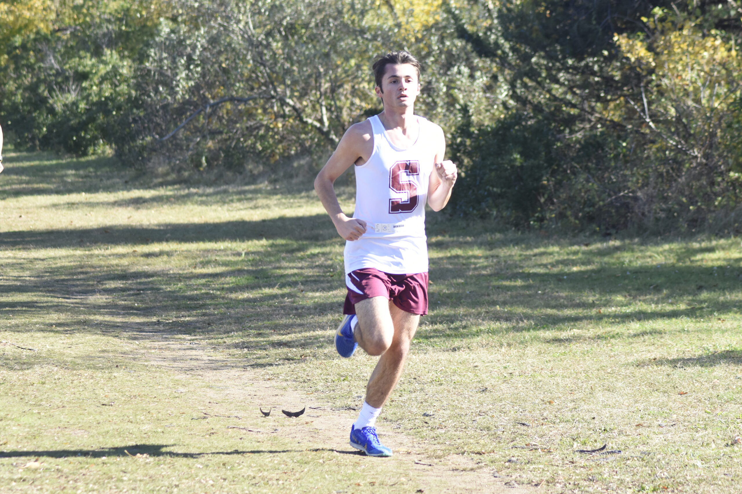Evan Simioni is a senior captain for the Mariner boys cross country team this season.      DREW BUDD