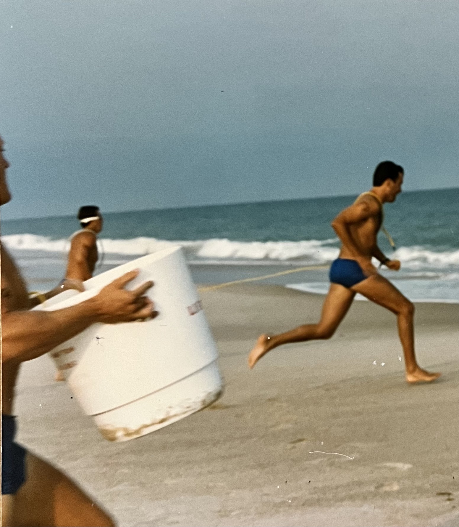 John Neumann began lifeguarding for the Town of Southampton, primarily at Mecox and Scott Cameron Beach, at the age of 16, and retired on Sunday at the age of 58.