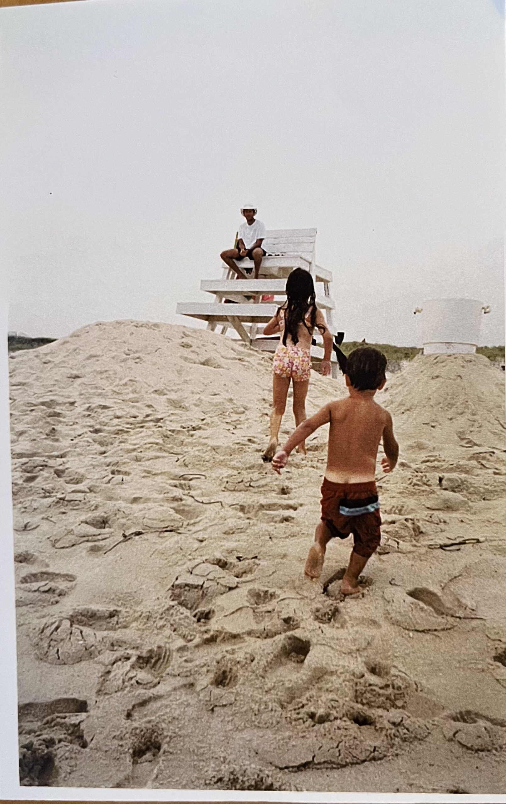 John Neumann said he enjoyed many years of lifeguarding on the weekends at Mecox Beach because his family and children would be there while he worked.