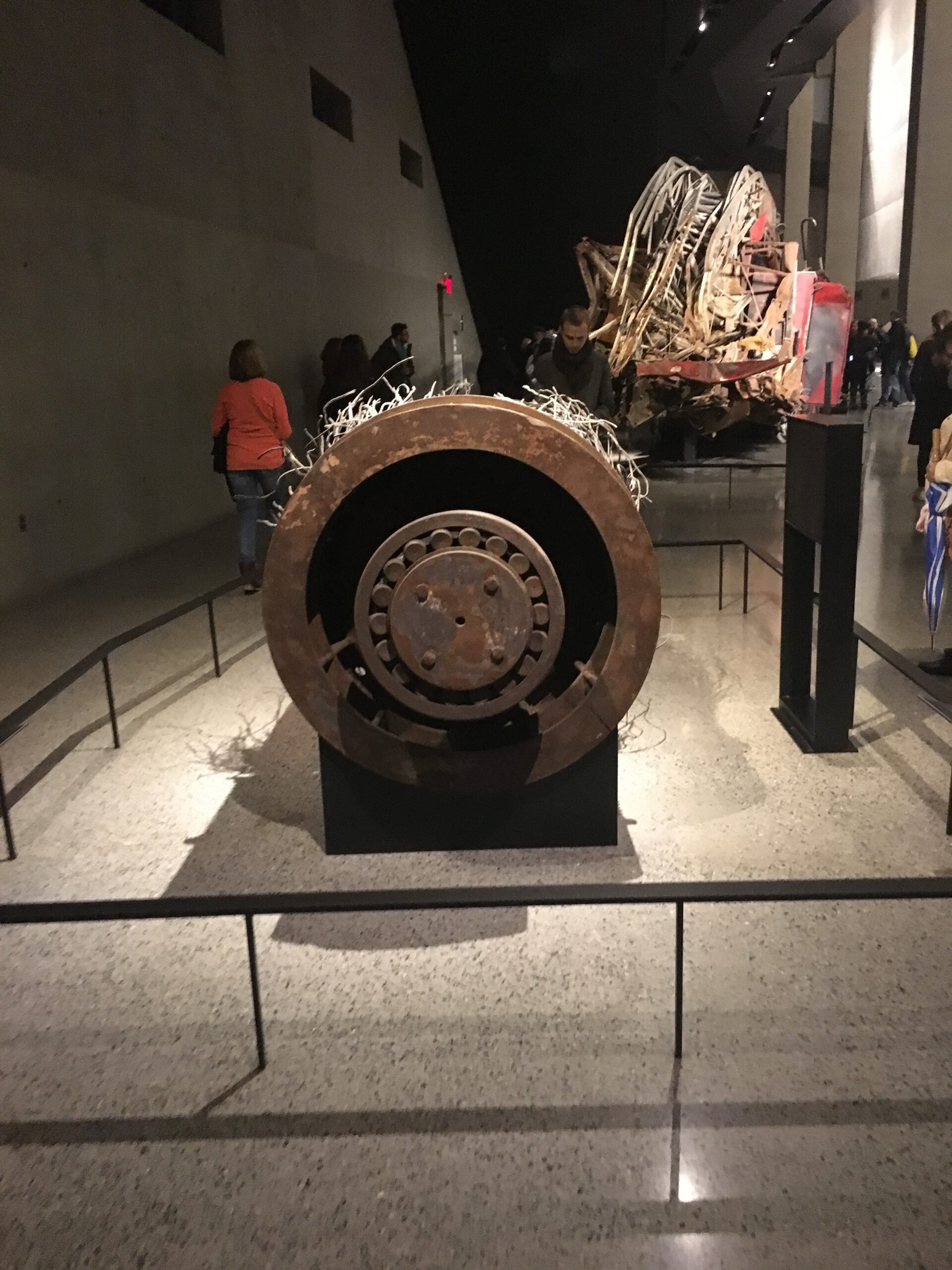 A view inside the 9/11 Memorial Museum at Ground Zero. JOE CALDERONE