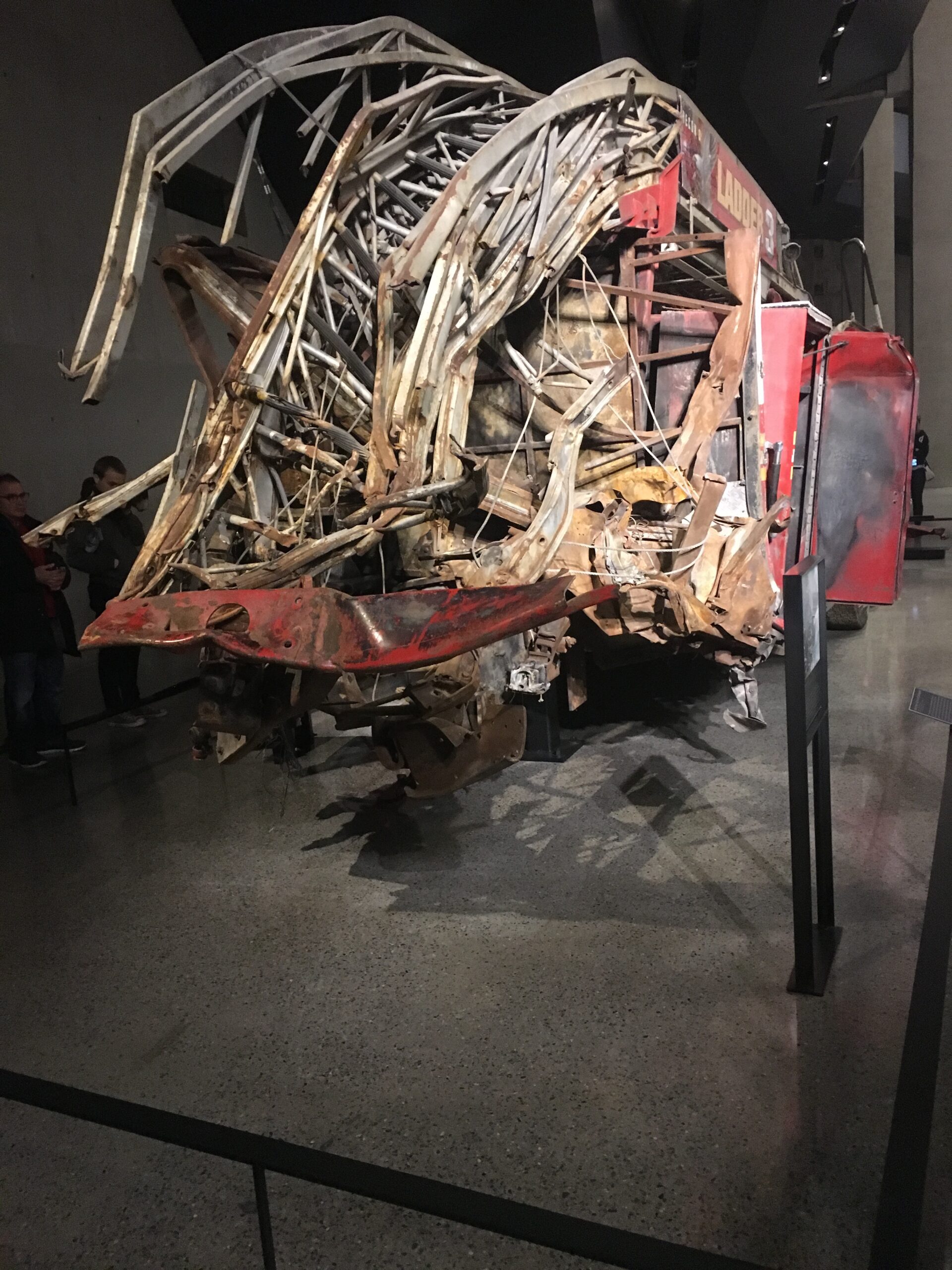 A view inside the 9/11 Memorial Museum at Ground Zero. JOE CALDERONE