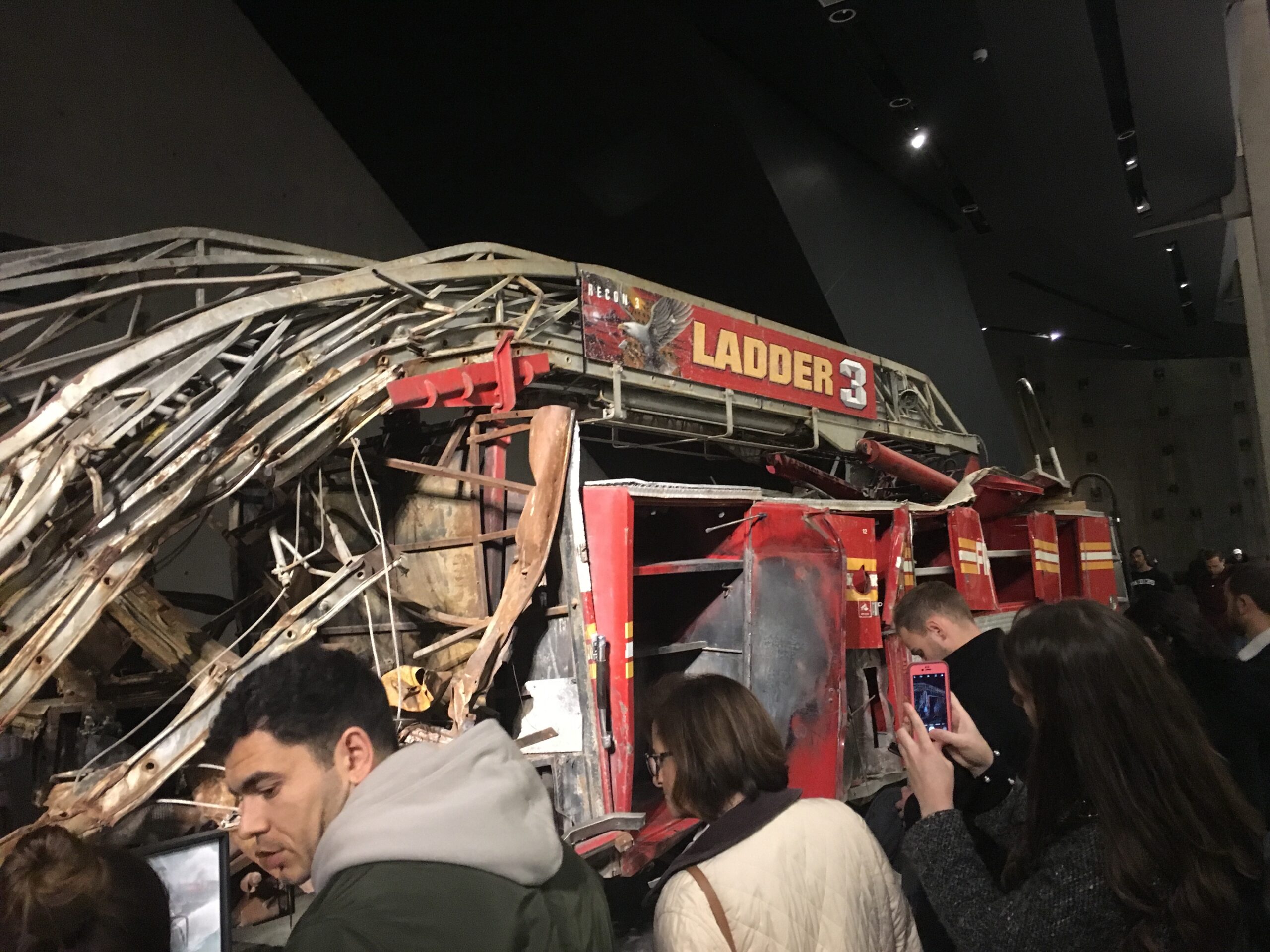 A view inside the 9/11 Memorial Museum at Ground Zero. JOE CALDERONE