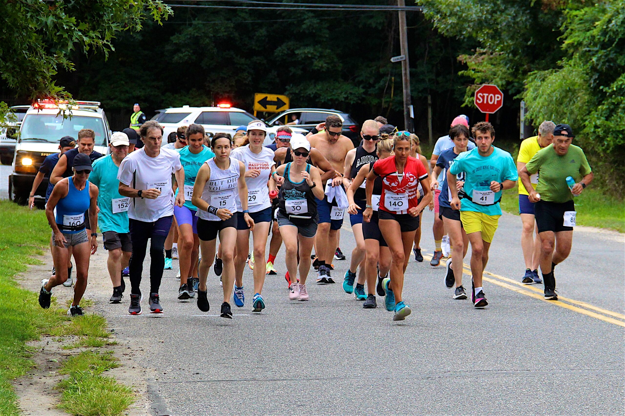 The Great Bonac Footraces were held in Springs on Monday morning.     KYRIL BROMLEY