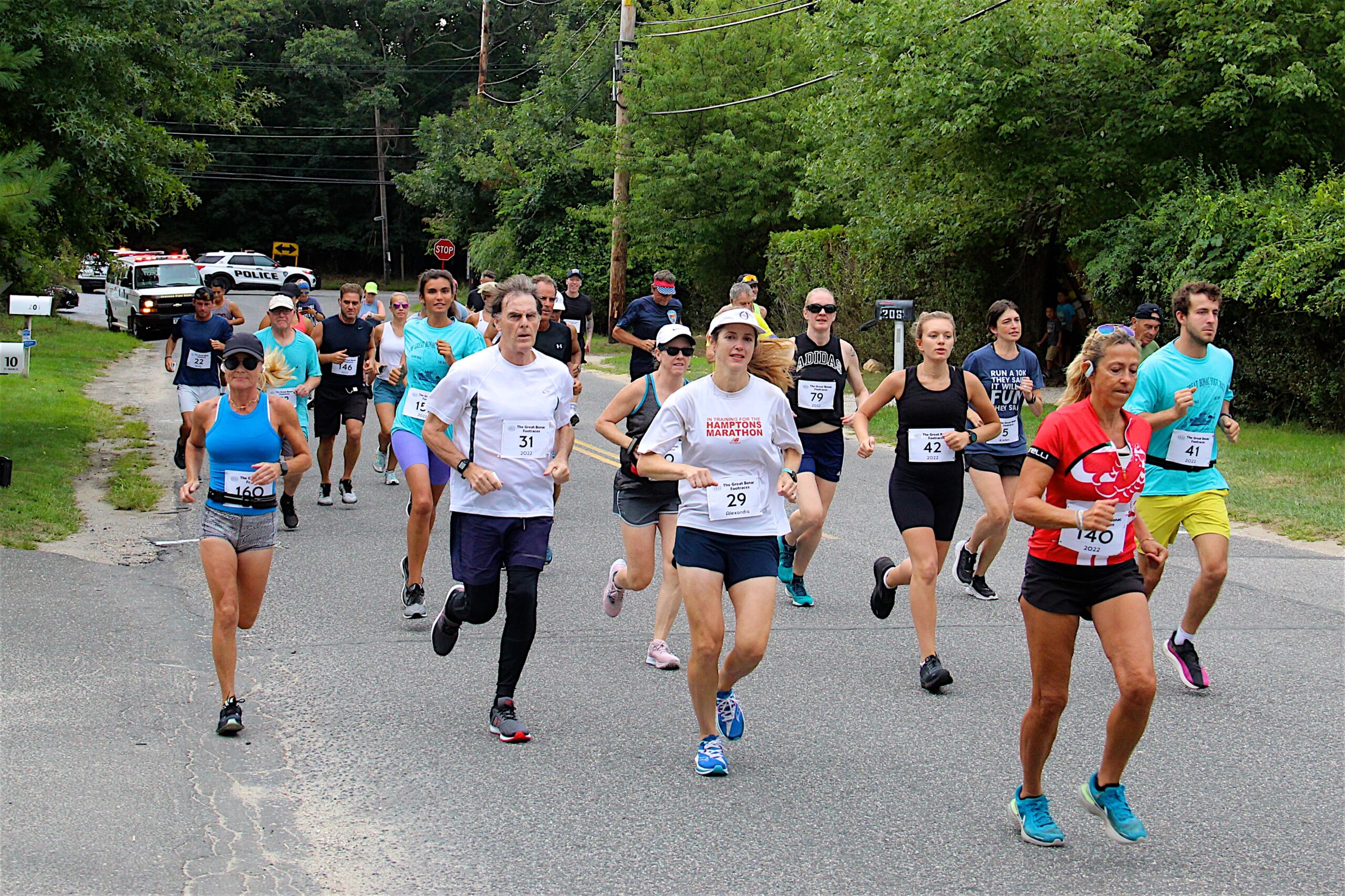 The Great Bonac Footraces were held in Springs on Monday morning.     KYRIL BROMLEY