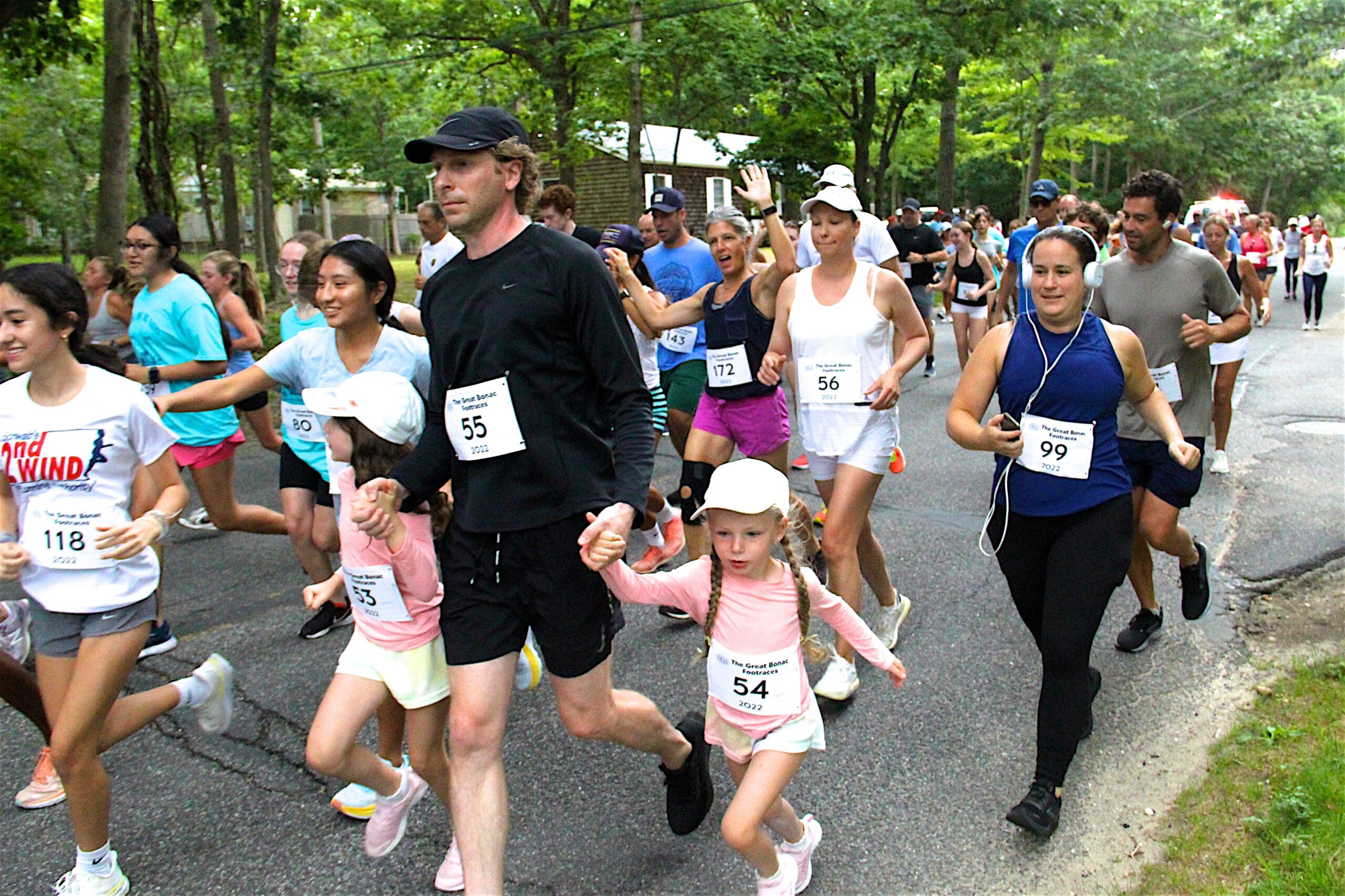 The Great Bonac Footraces were held in Springs on Monday morning.     KYRIL BROMLEY