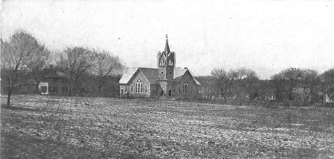 Hampton Bays United Methodist Church & Rectory, Circa early 1900s   COURTESY HAMPTON BAYS HISTORICAL SOCIETY
