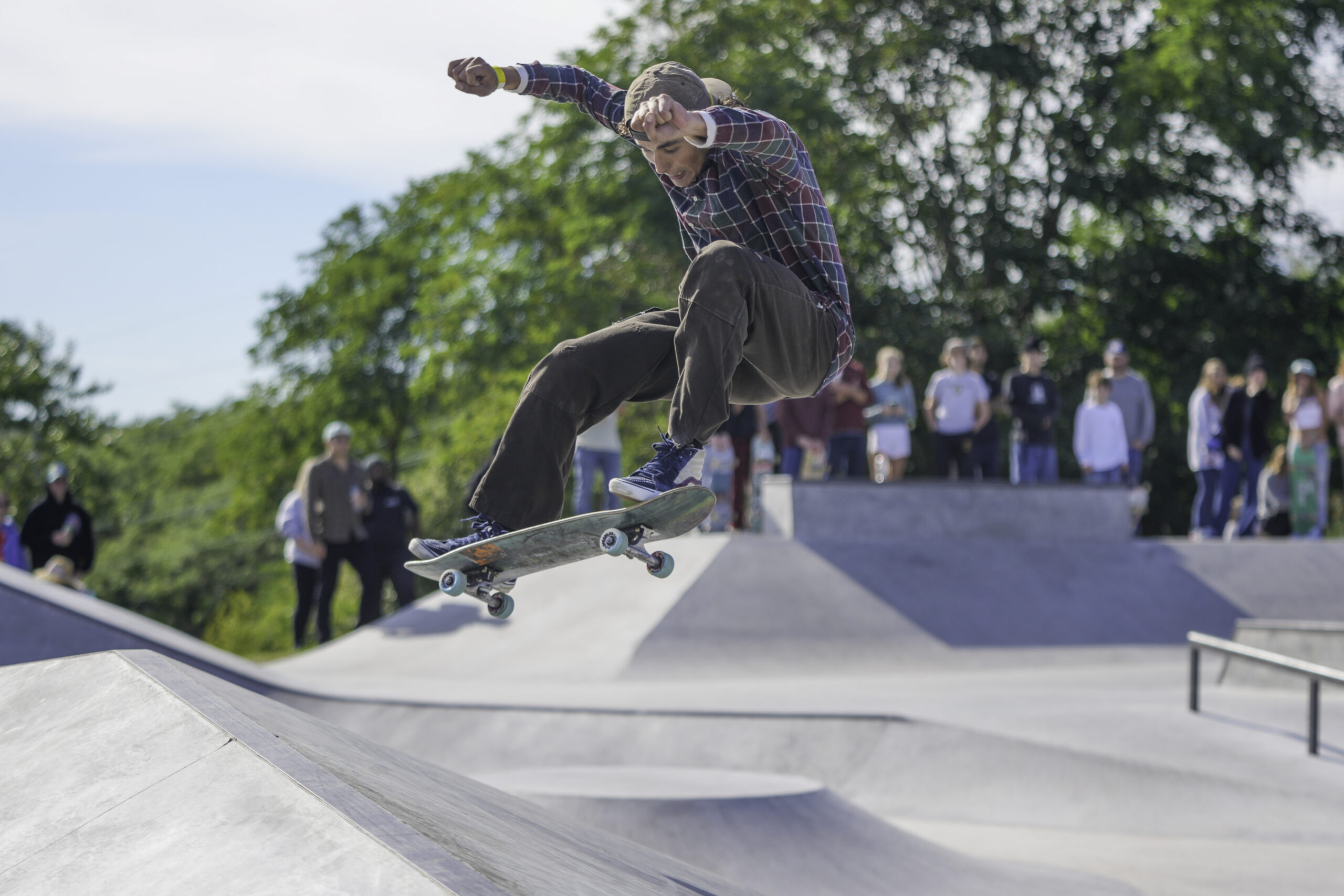 Skaters of all ages came out to the newly revamped Lars Simonsen Montauk Skate Park to compete in the Andy Kessler Day Memorial Tournament on Saturday afternoon. RON ESPOSITO PHOTOS