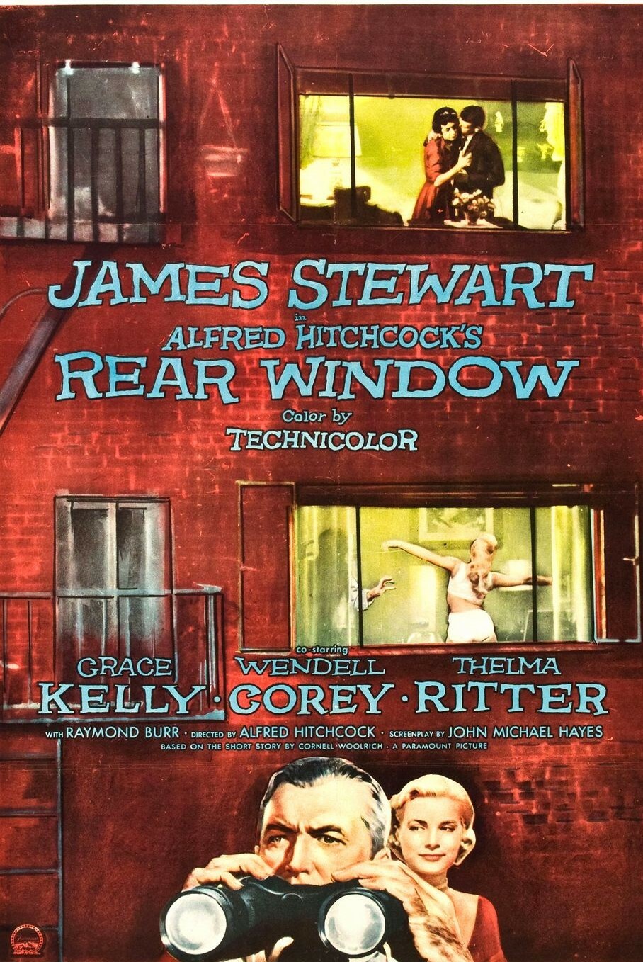 “Rear Window” poster, 1954.
