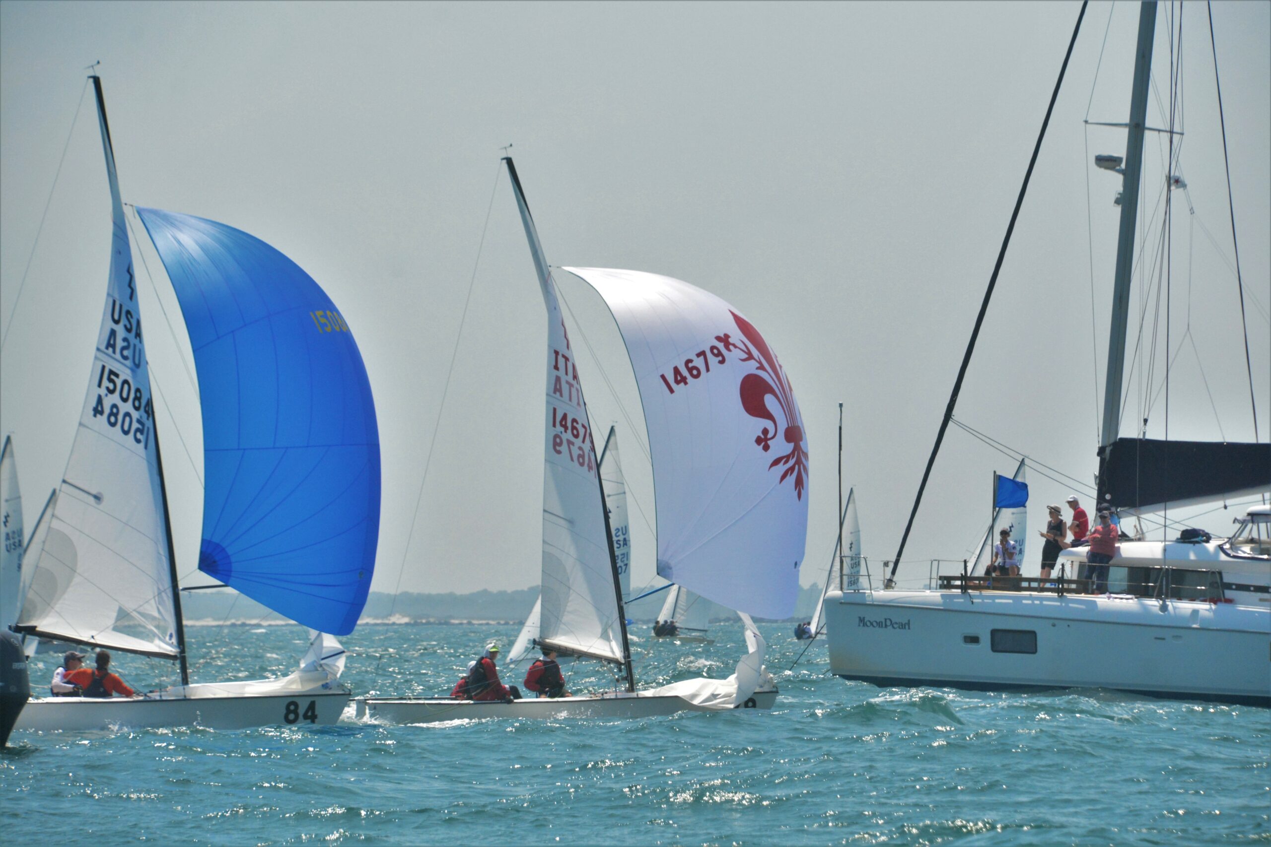 Francesco, Stefano and Cosimo Rulli, in the ITA 14679 boat, competed in the Lightning World Championships hosted by the Carolina Yacht Club in Wrightsville Beach, North Carolina this past May.