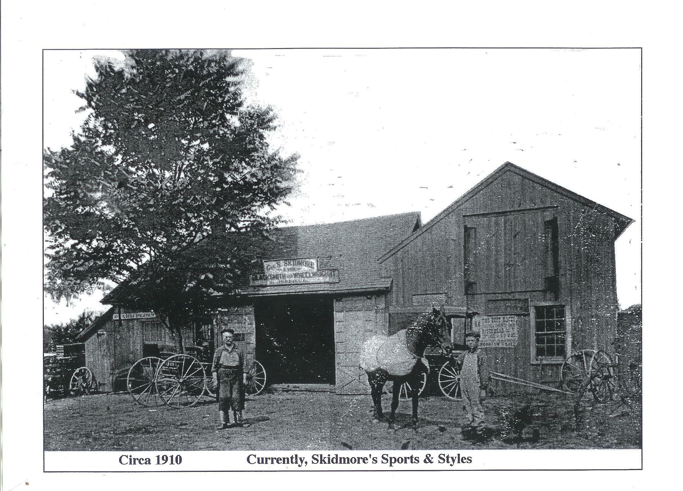 Skidmore's in 1910,  when Hampton Bays was still Good Ground.    COURTESY HAMPTON BAYS HISTORICAL SOCIETY