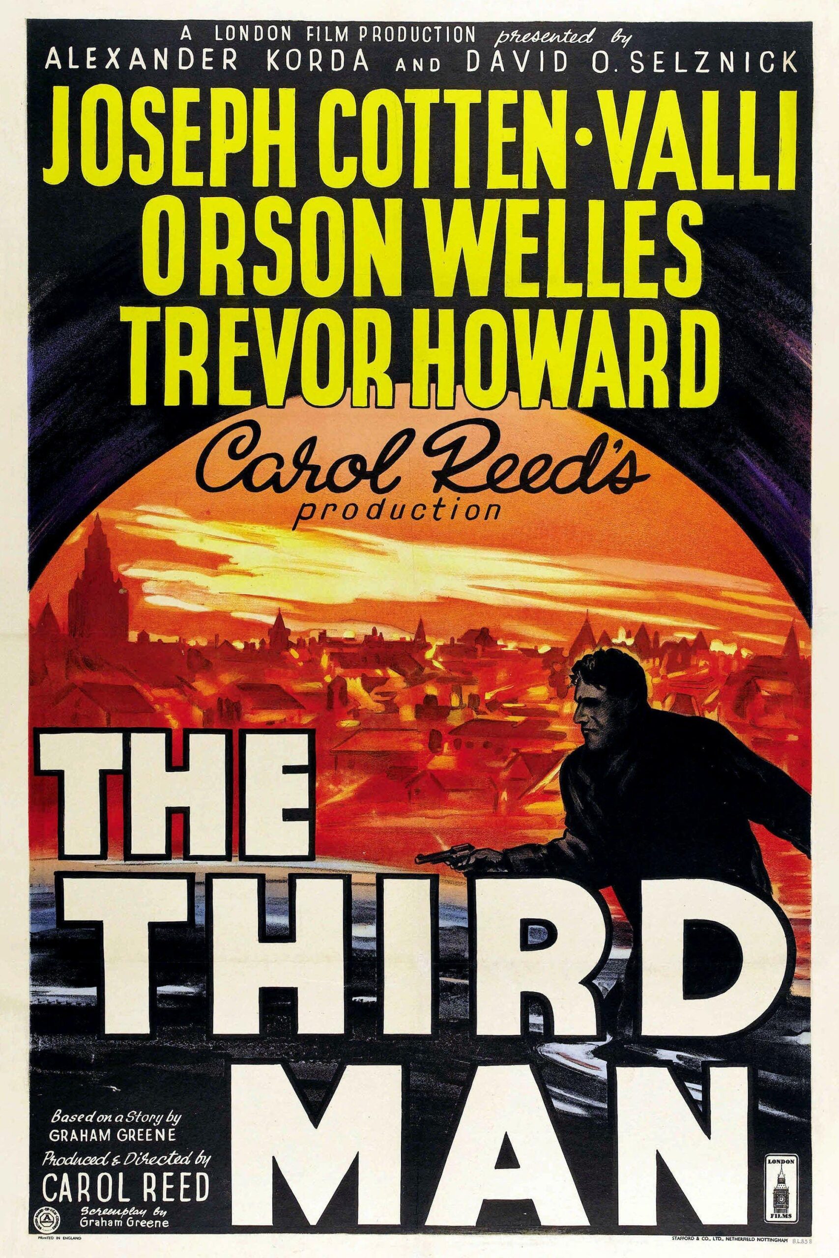 “The Third Man” poster, 1949.