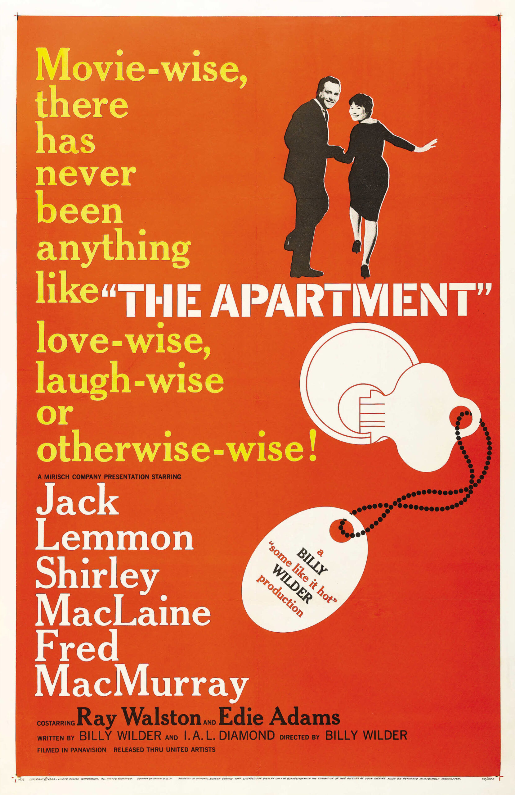 “The Apartment” poster, 1960.