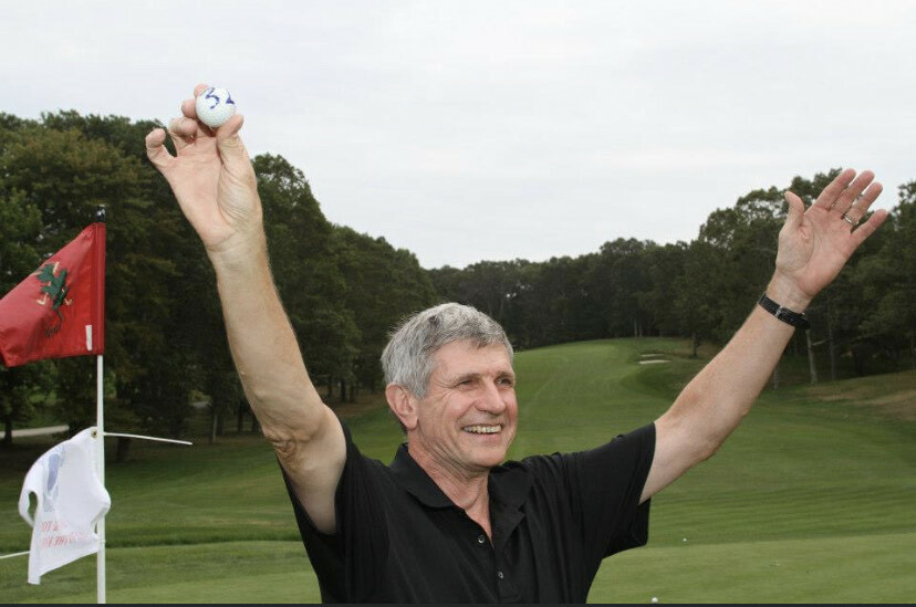 John Kosinski at one of the GLK Foundation golf outings at Noyack Golf Club.