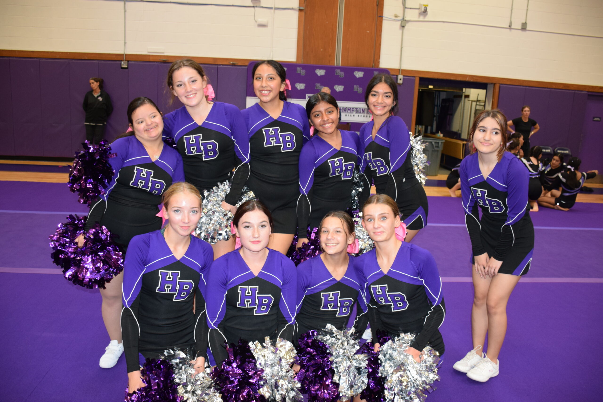 Excitement and pride were in the air as Hampton Bays High School celebrated homecoming during the week of October 10. The week included spirited high school and youth pep rallies, an annual parade and a boys varsity soccer game under the lights. COURTESY HAMPTON BAYS HIGH SCHOOL