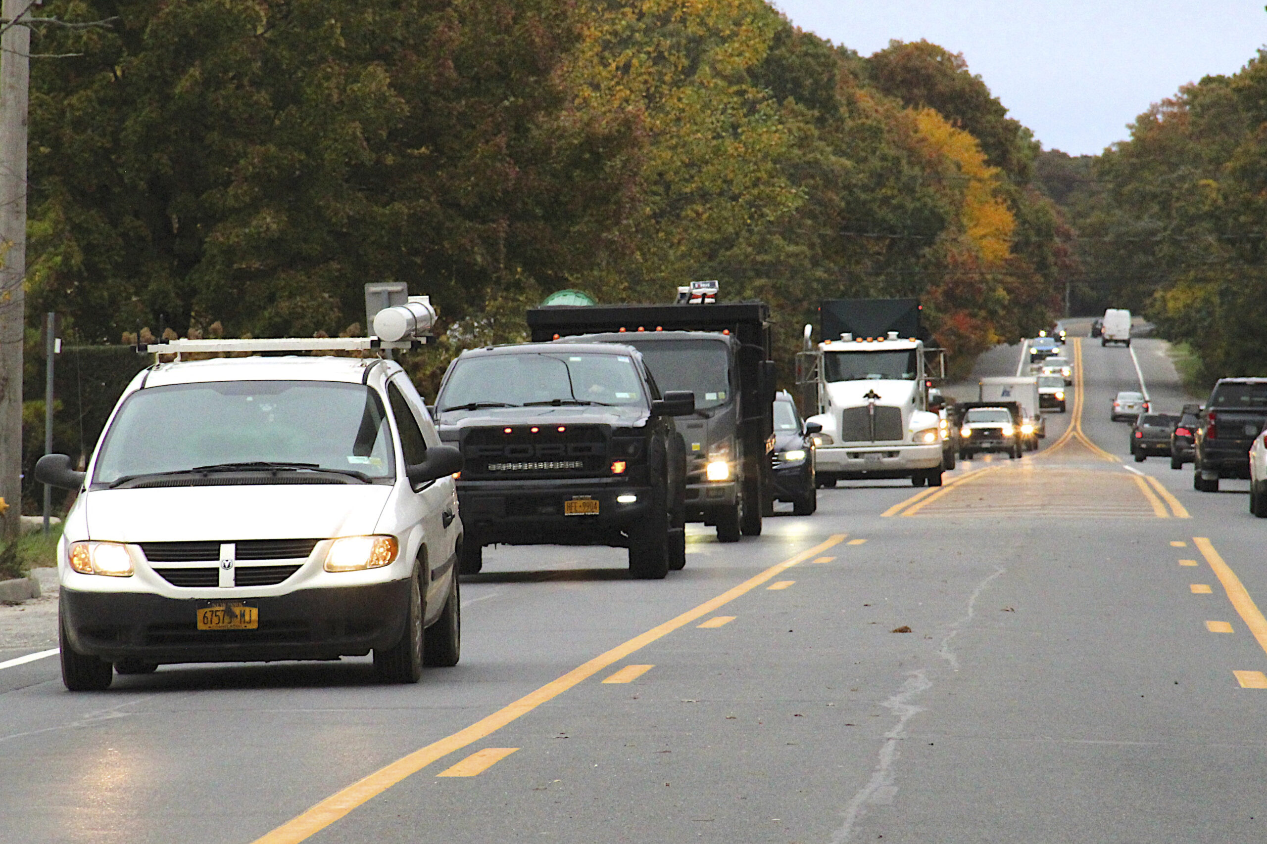 Chronic traffic backups on Montauk Highway in East Hampton and Wainscott seem to be caused 