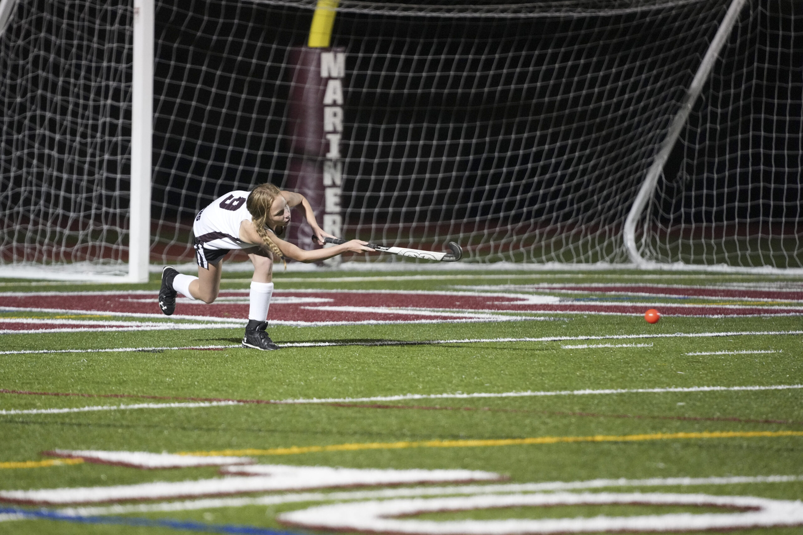 Southampton's Carly Kreymborg sends a corner into the box.   RON ESPOSITO