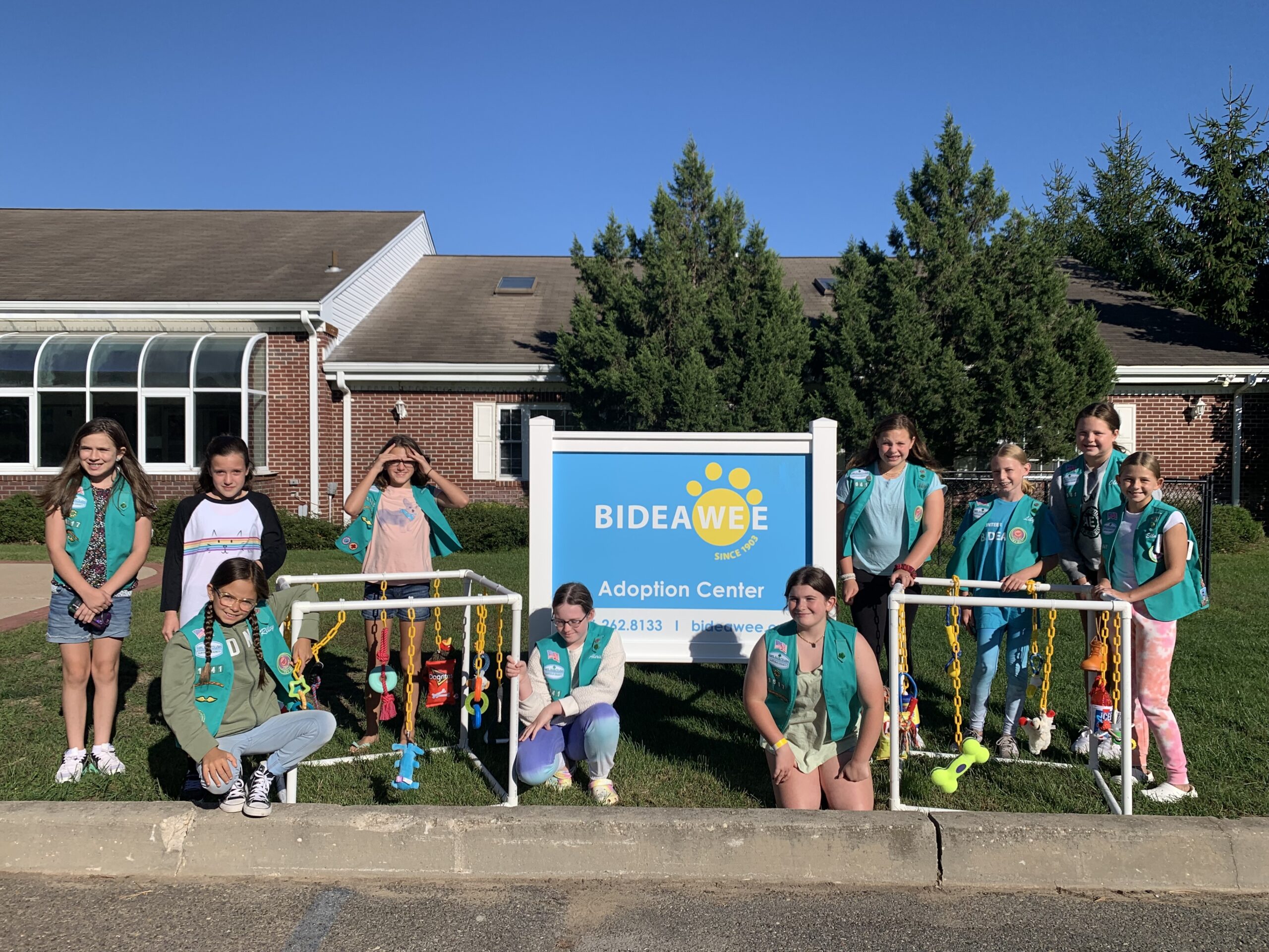 Girl Scouts from Troop 1641, who attend Eastport Elementary School, recently earned their Bronze Award. After researching community needs, they created a video to raise awareness about the importance of 