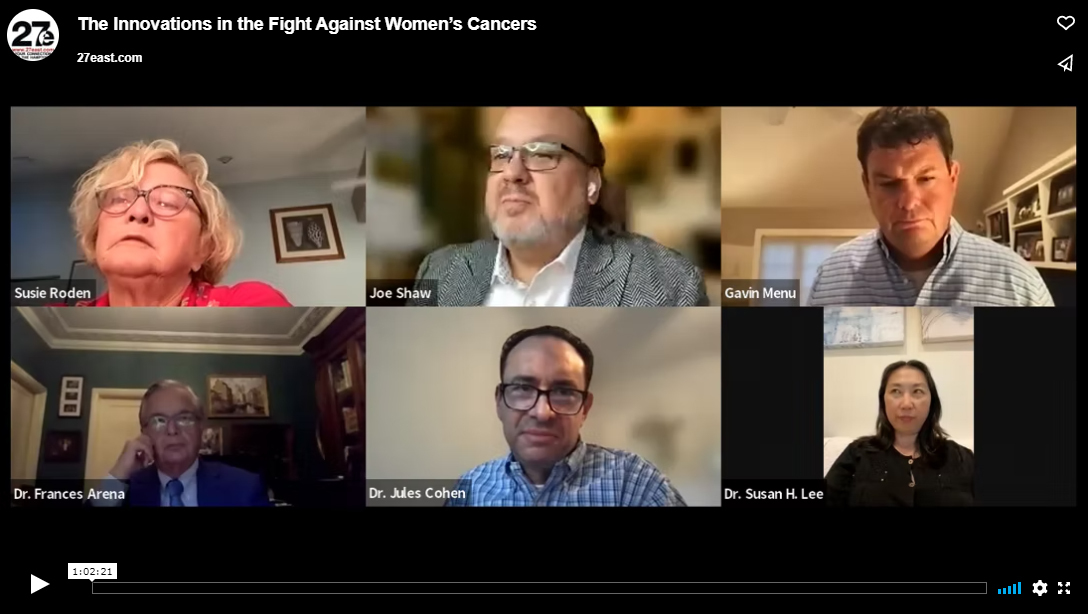 The Innovations in the Fight Against Women’s Cancers panel.