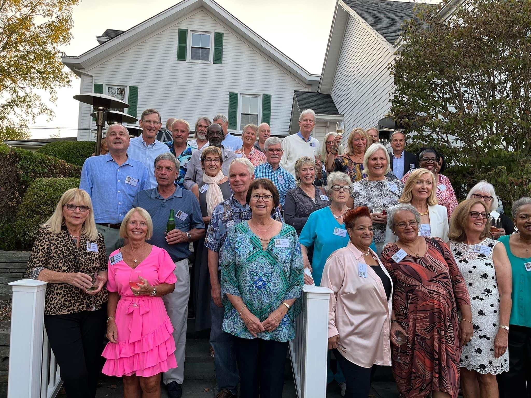 Members of the Southampton High School Class of 1972 recently gathered for their 50th high school reunion at Main Prospect Restaurant in Southampton. COURTESY MARY THOMAS