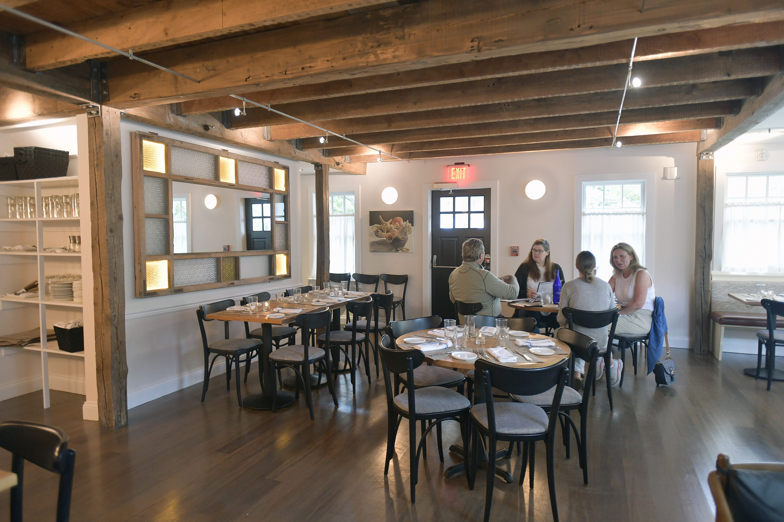 The downstairs dining room at Southold Social.  DANA SHAW